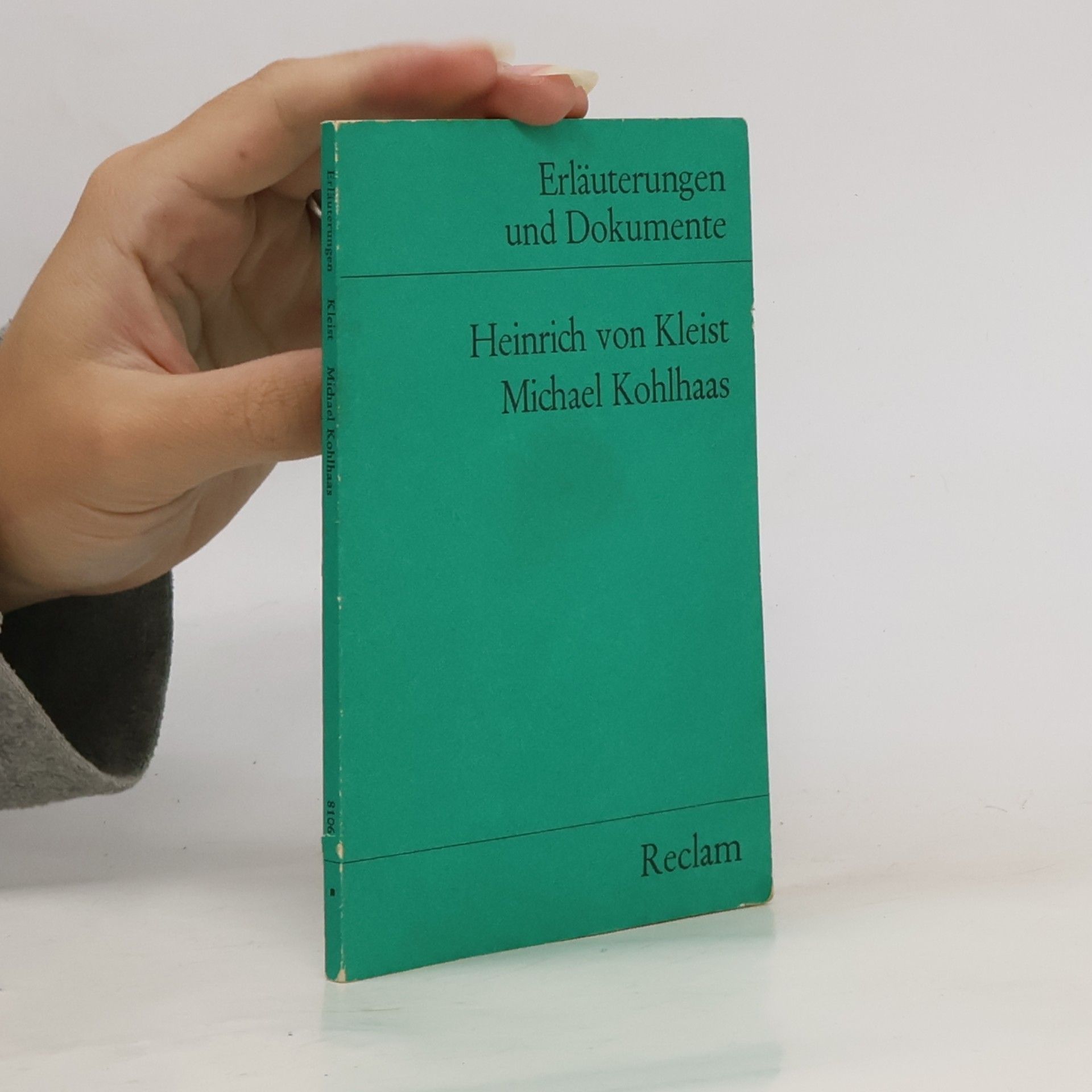 Günter Hagedorn Heinrich von Kleist, Michael Kohlhaas