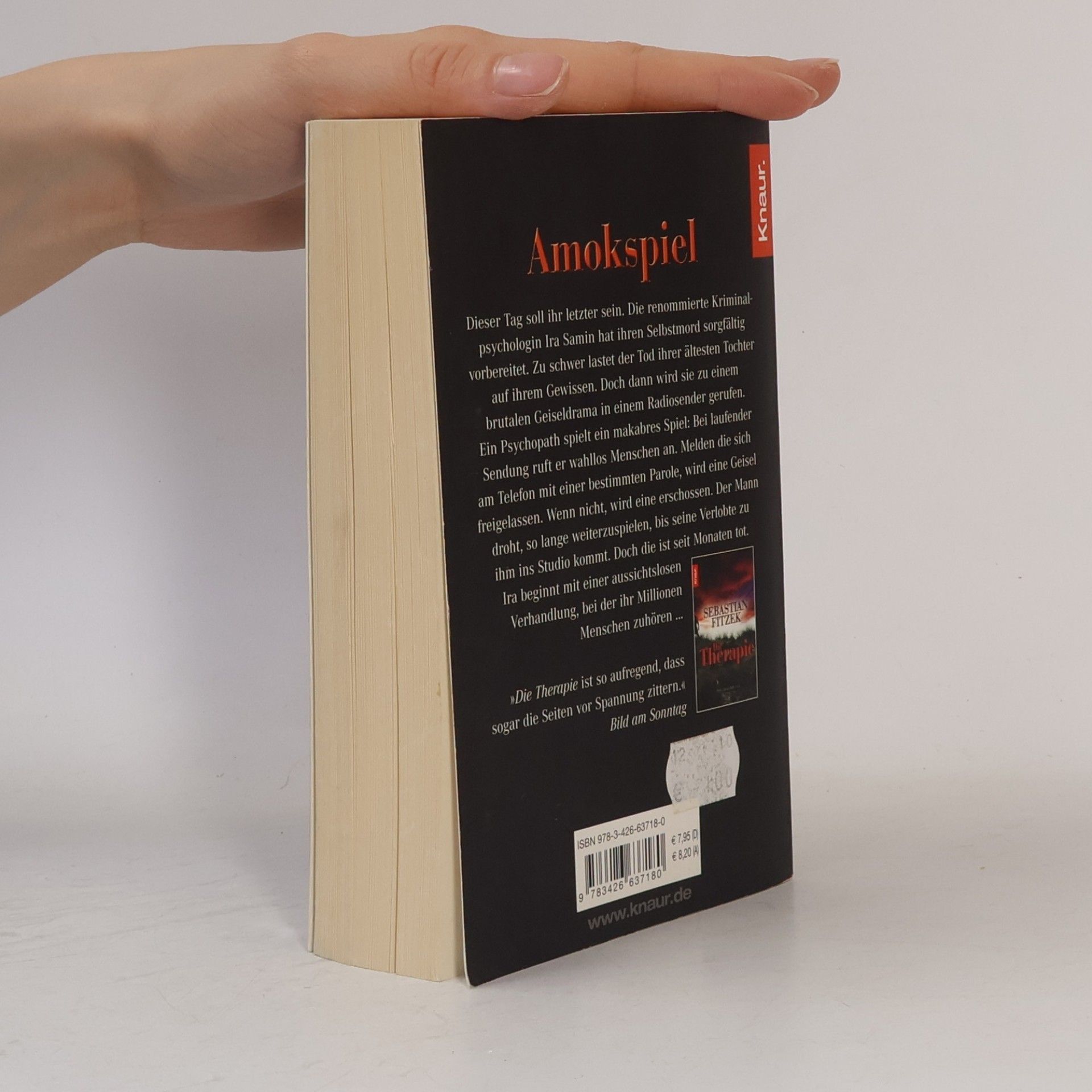 Sebastian Fitzek Amokspiel : Psychothriller