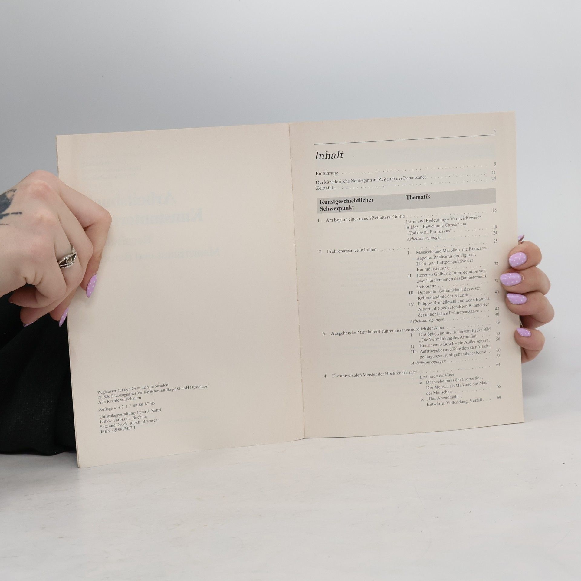 Hans Brög Arbeitsbuch Kunstunterricht