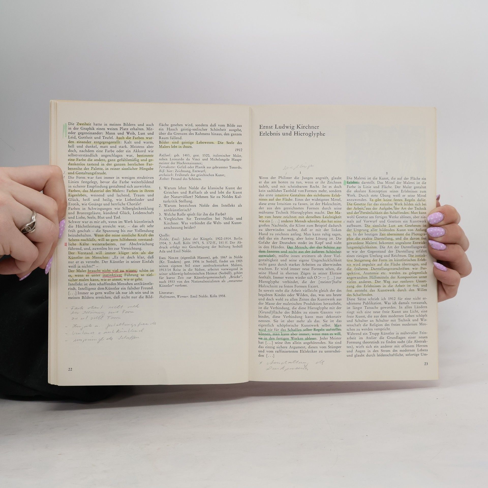 Rolf Escher Programmatische Texte zur Kunst des 20. [zwanzigsten] Jahrhunderts