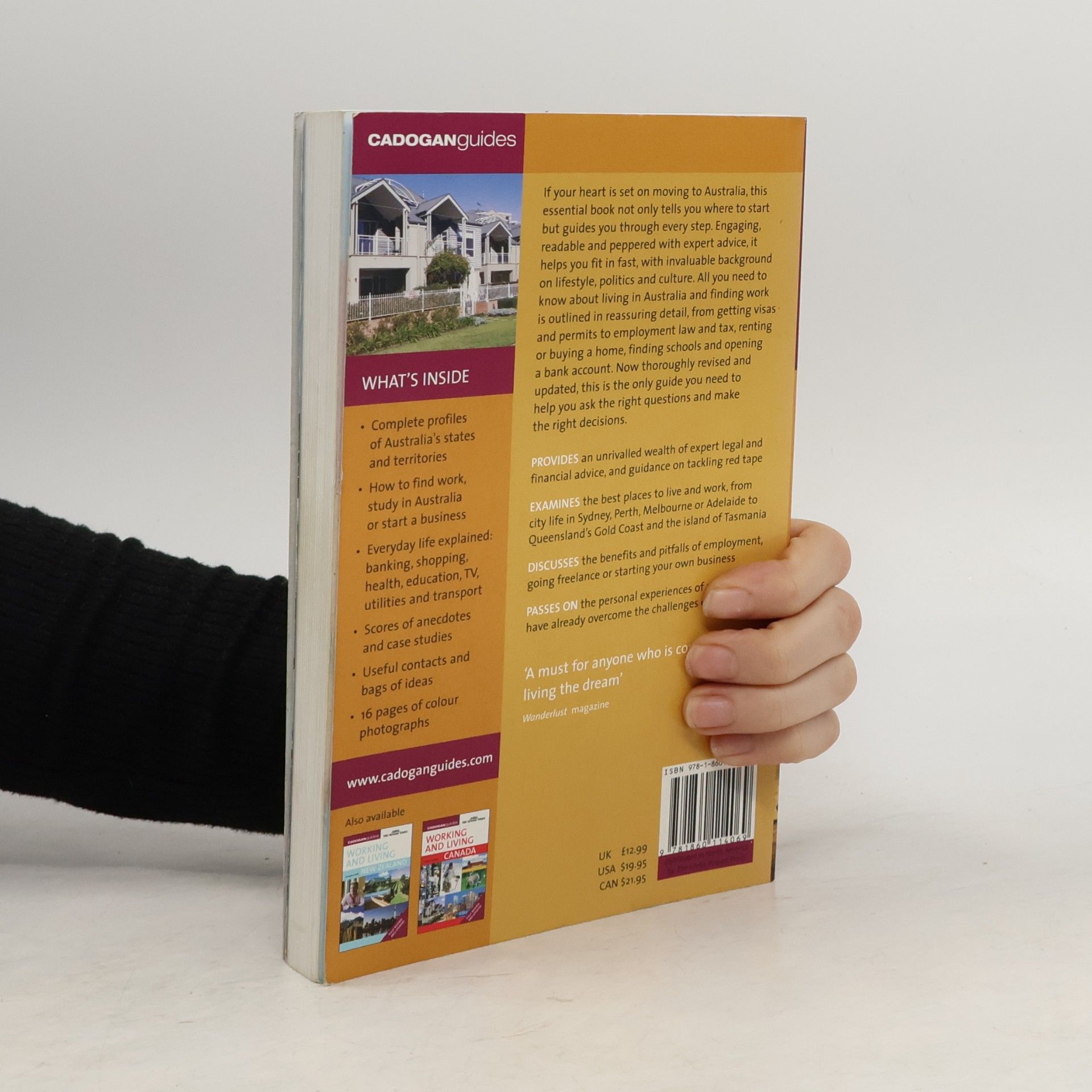 Jane Egginton Cadogan Guides Working and Living: Working and Living Australia