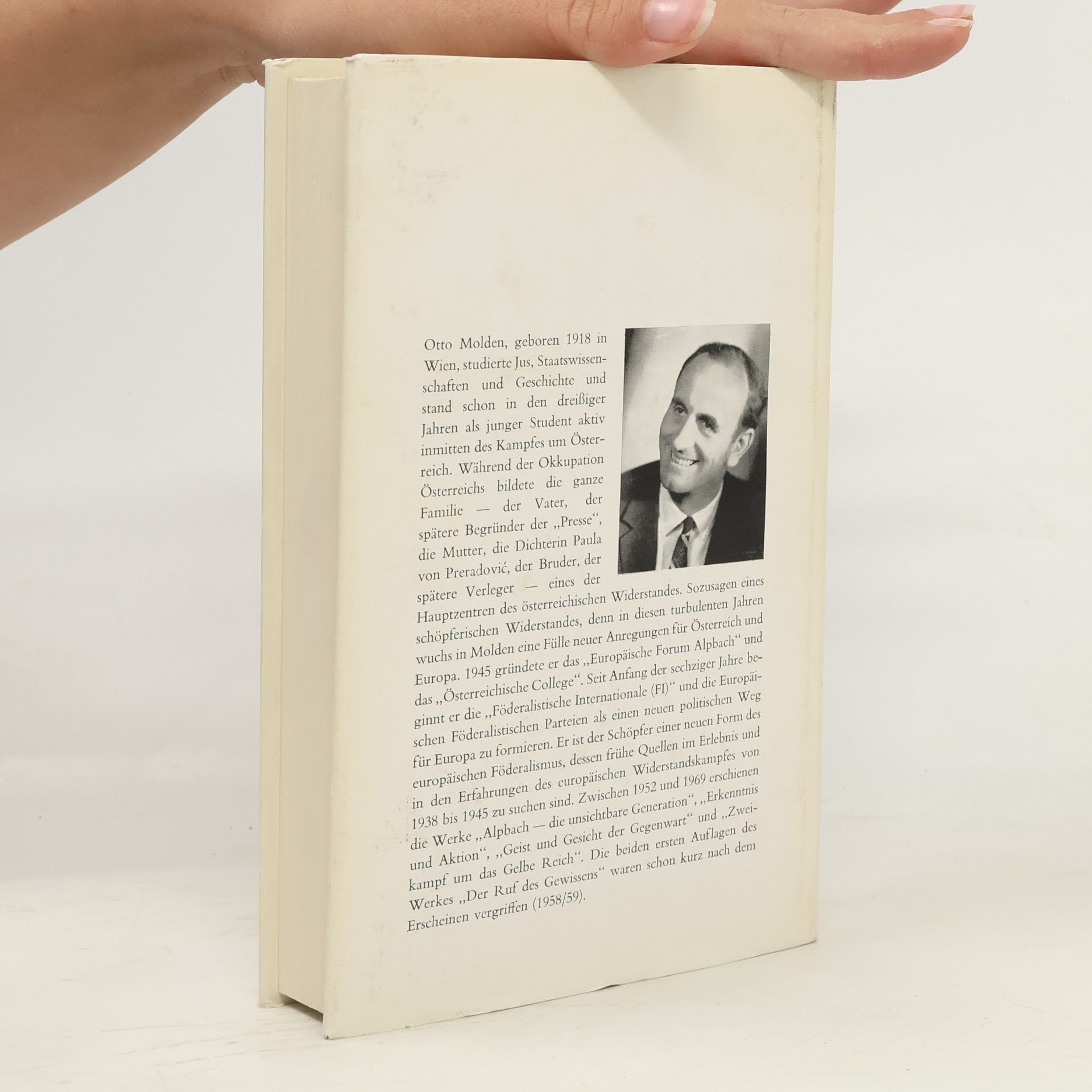 Otto Molden Der Ruf des Gewissens: Der Österreichische Freiheitskampf 1938-1943