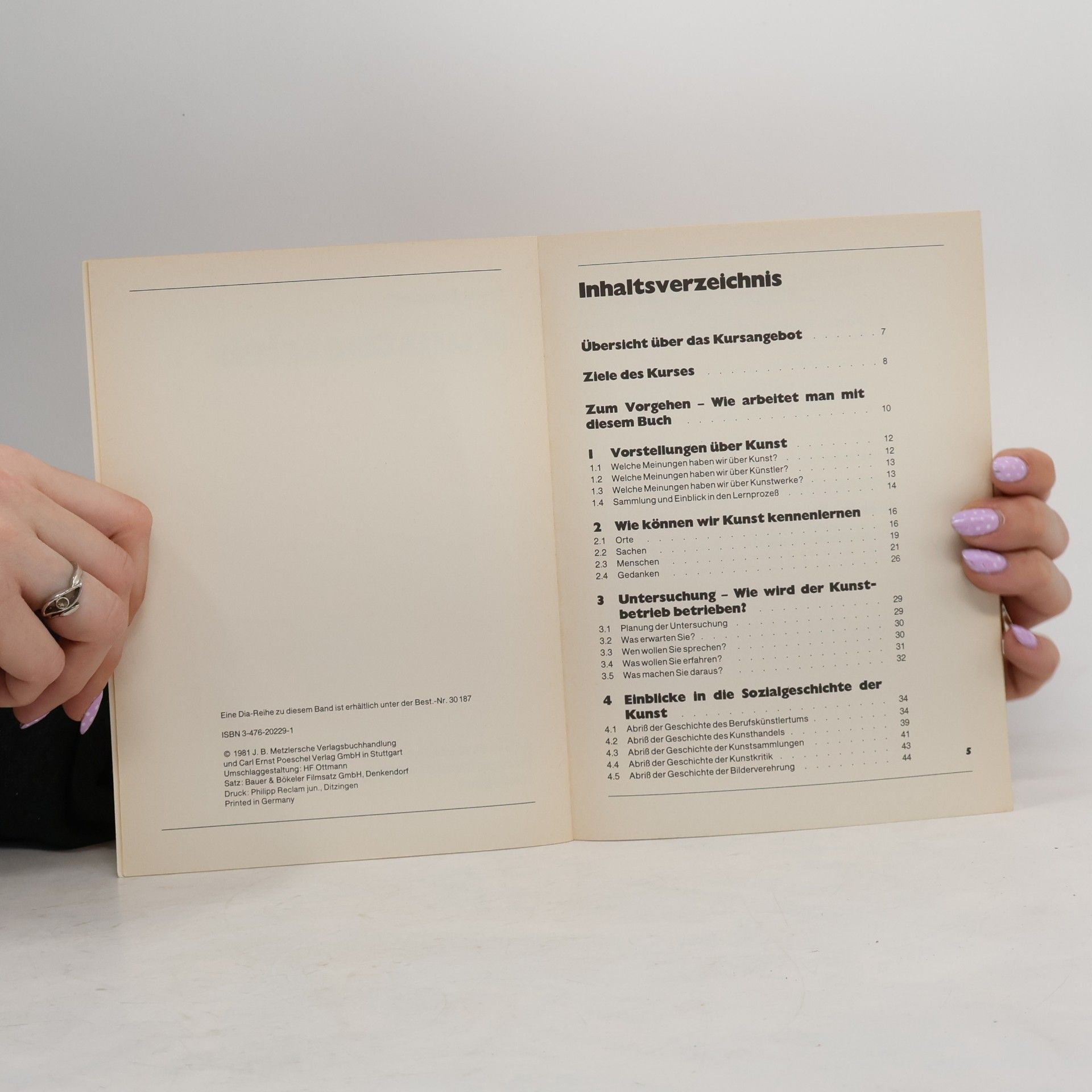 Claus Borgeest Kunstbetrieb. Schülerbuch
