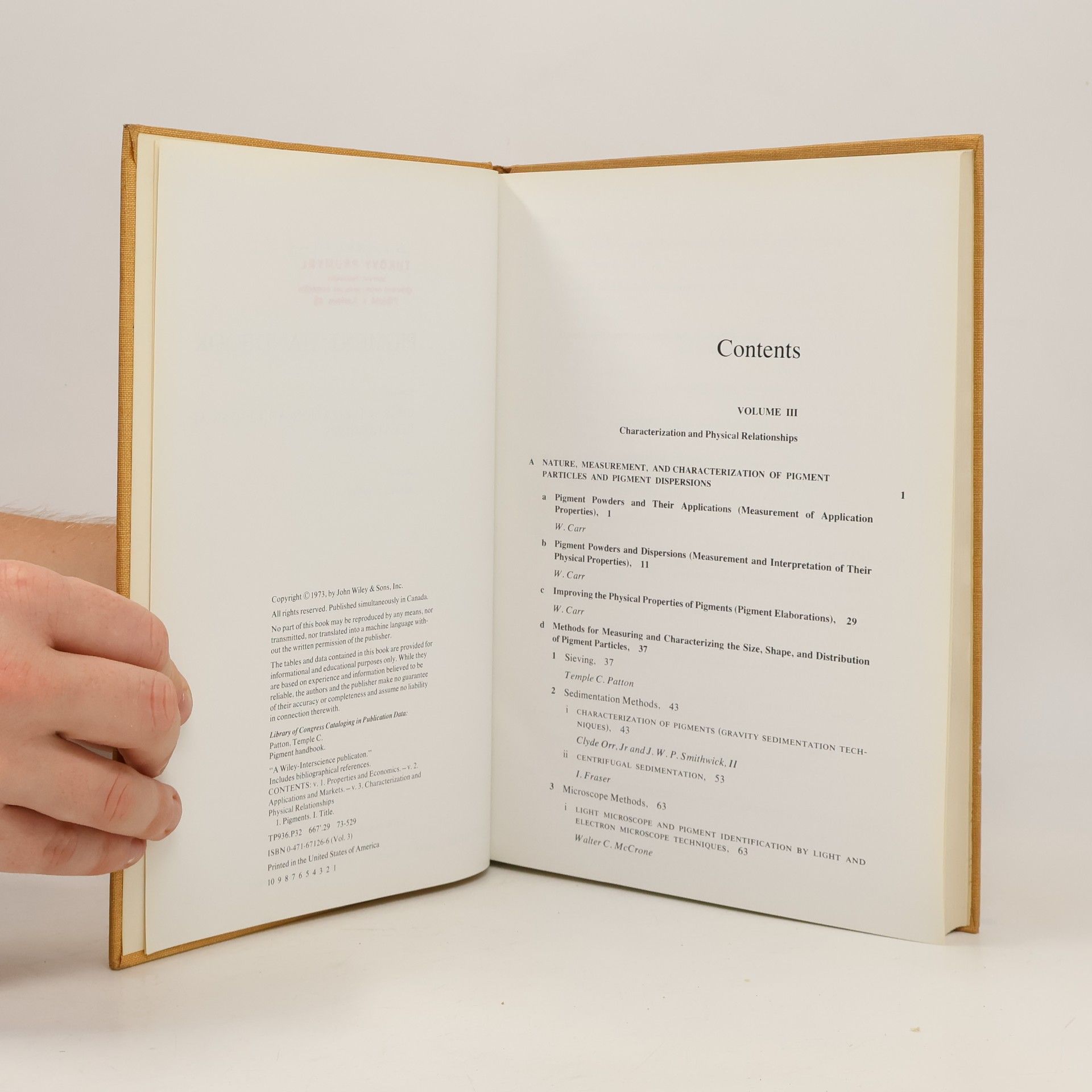 Temple C. Patton Pigment Handbook III