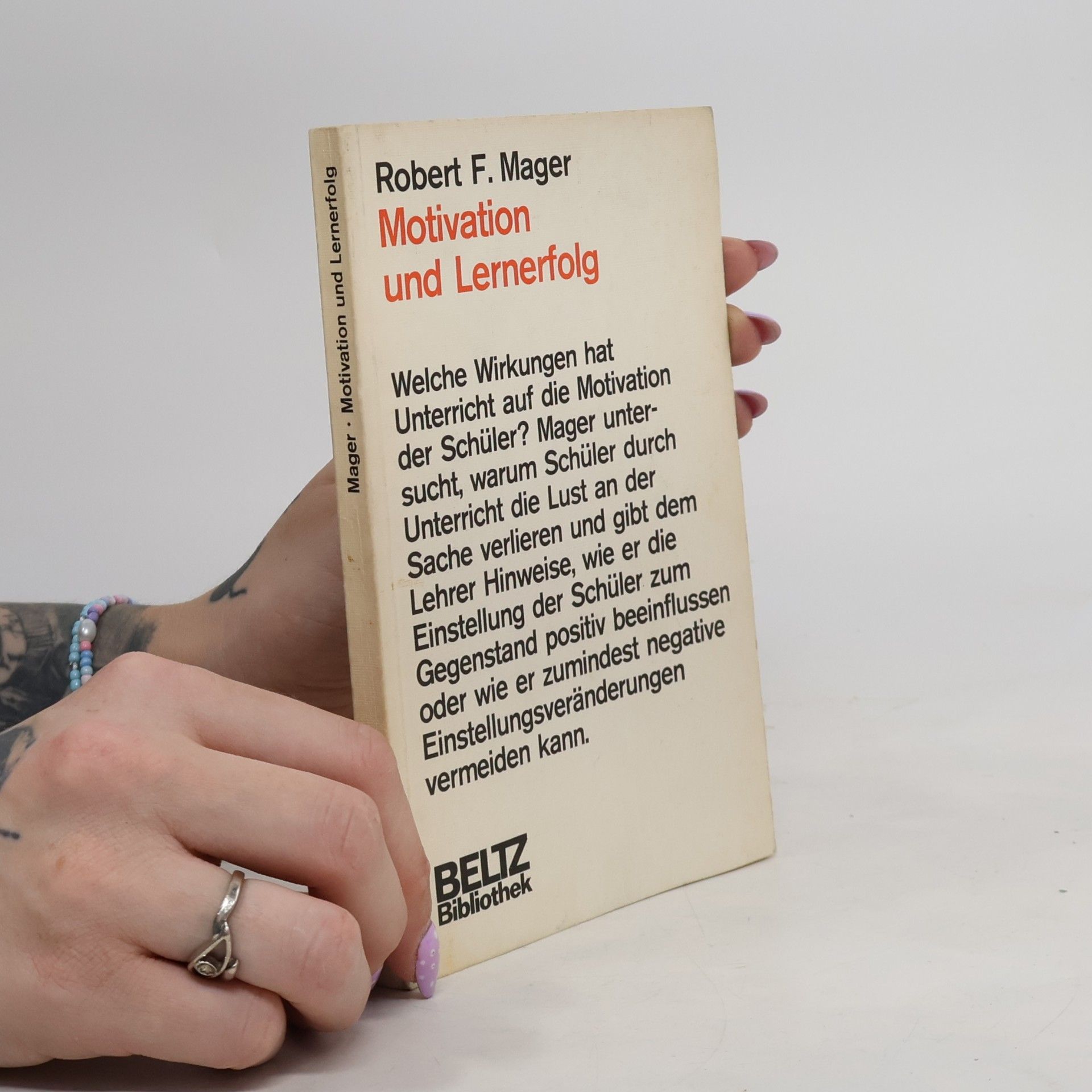 Robert Frank Mager Motivation und Lernerfolg