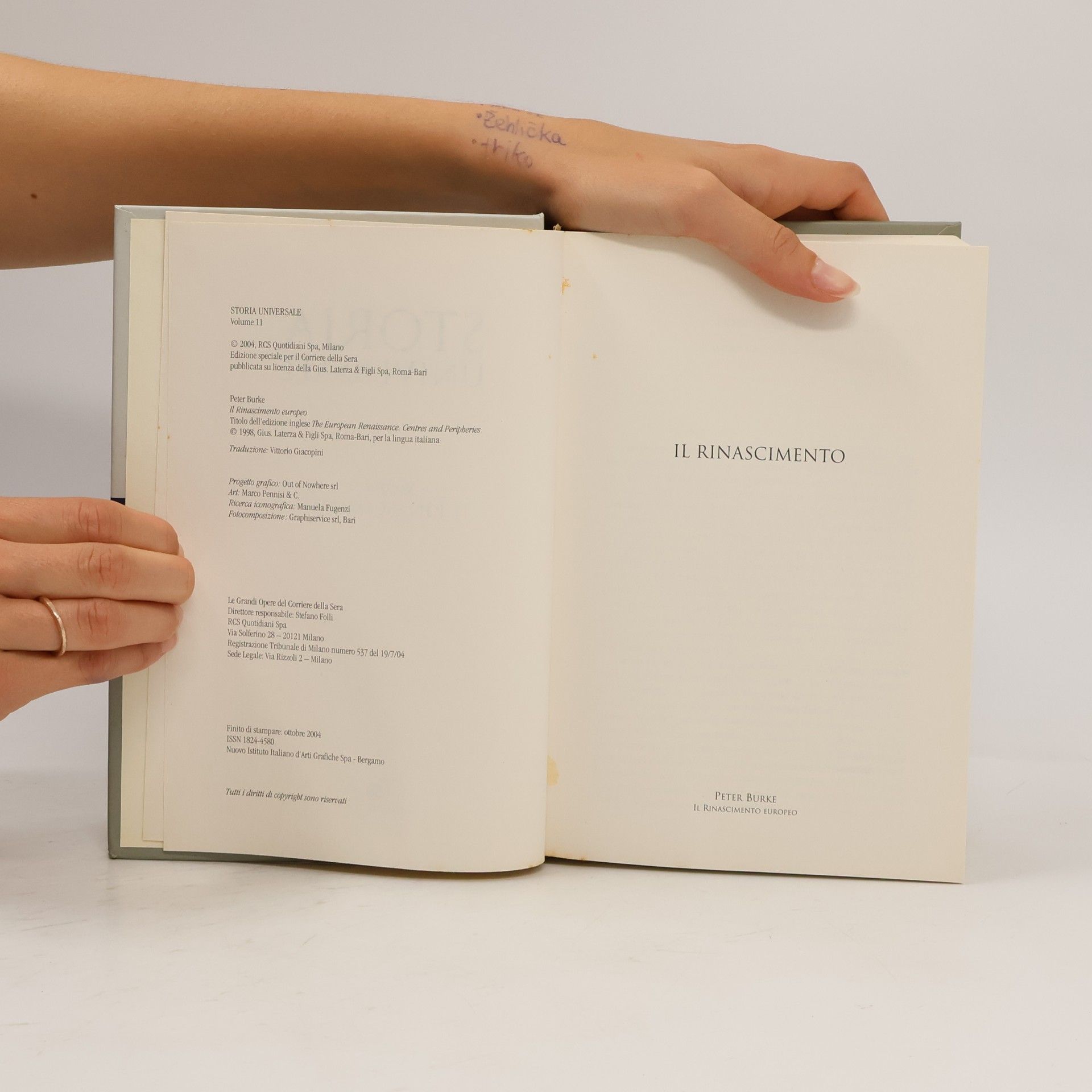 Various authors Storia Universale 11. Il rinascimento