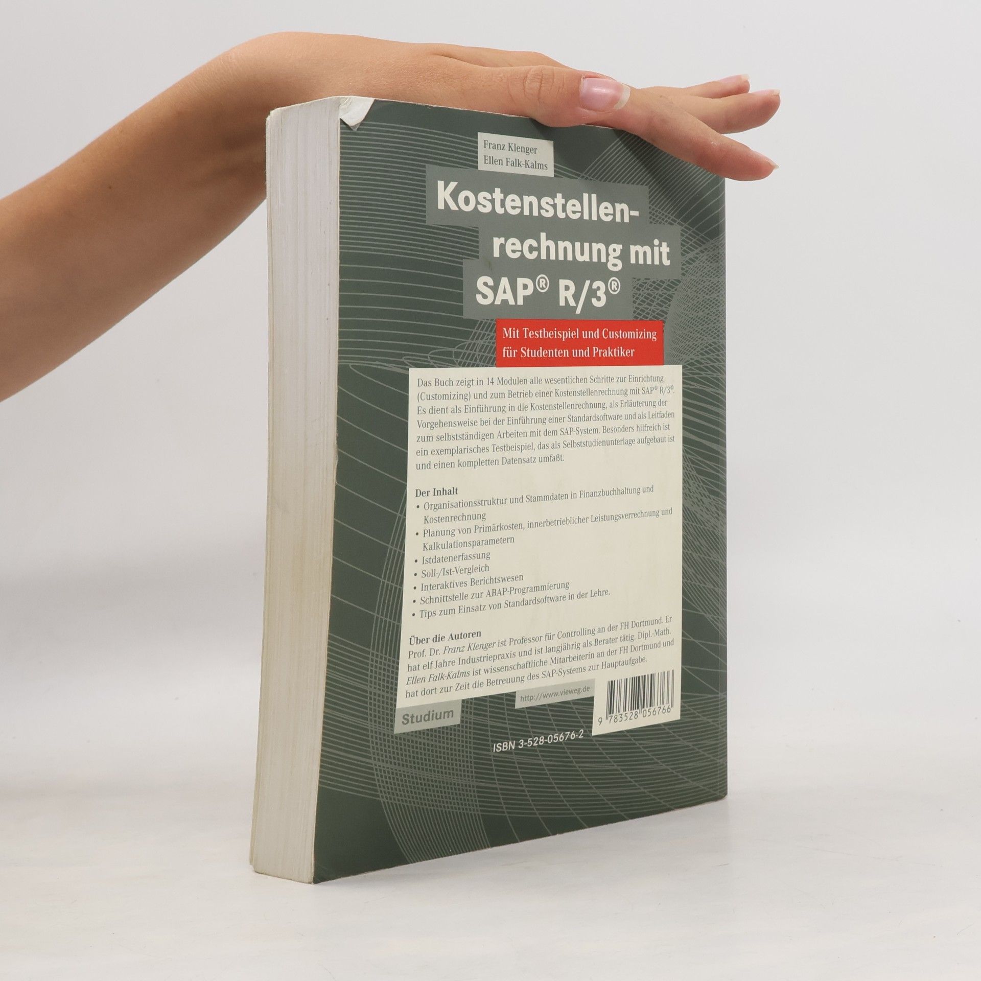 Franz Klenger Kostenstellenrechnung mit SAP R 3