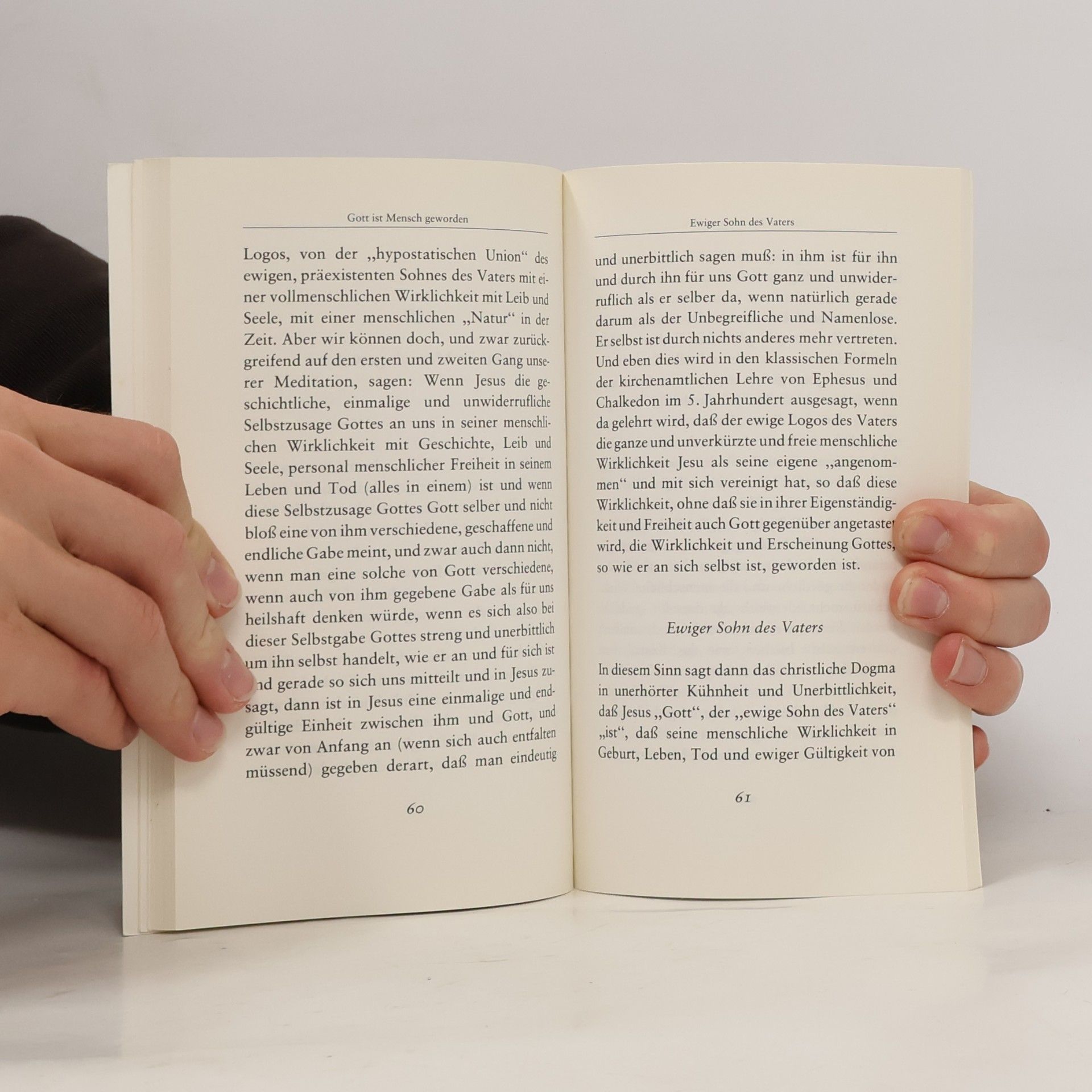 Karl Rahner Gott ist Mensch geworden