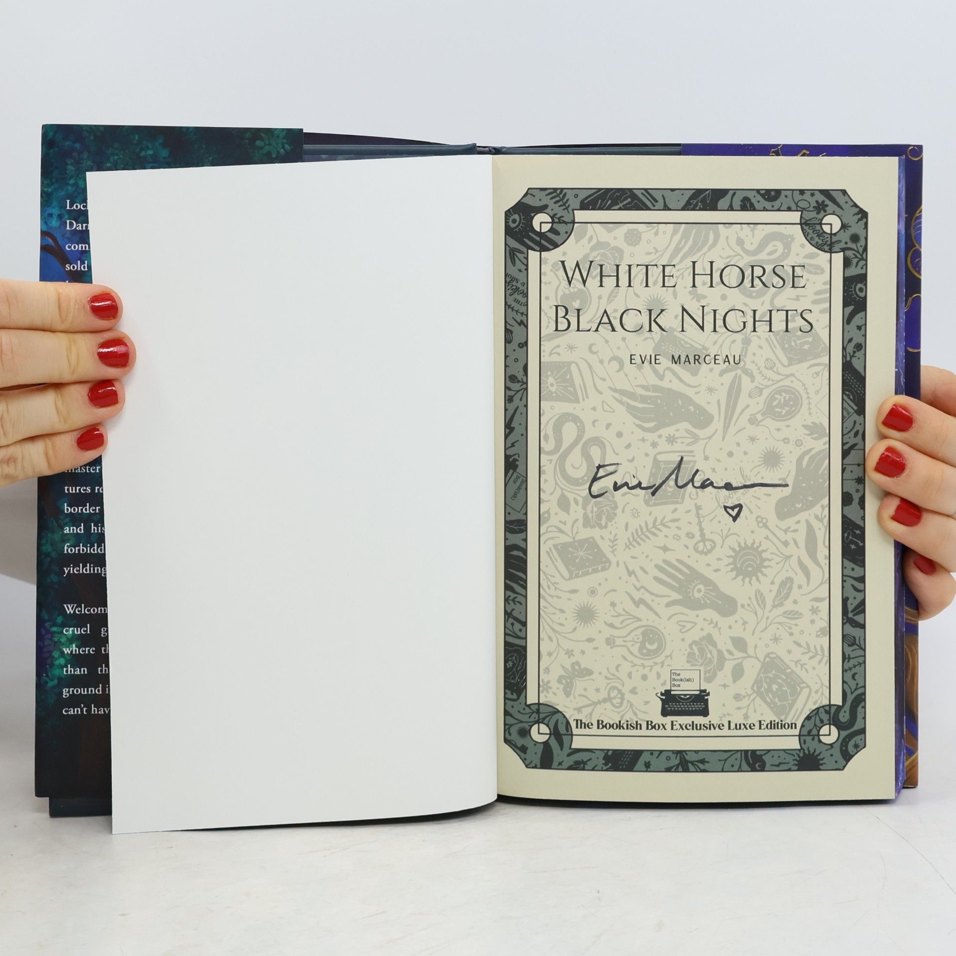 Evie Marceau White Horse Black Nights