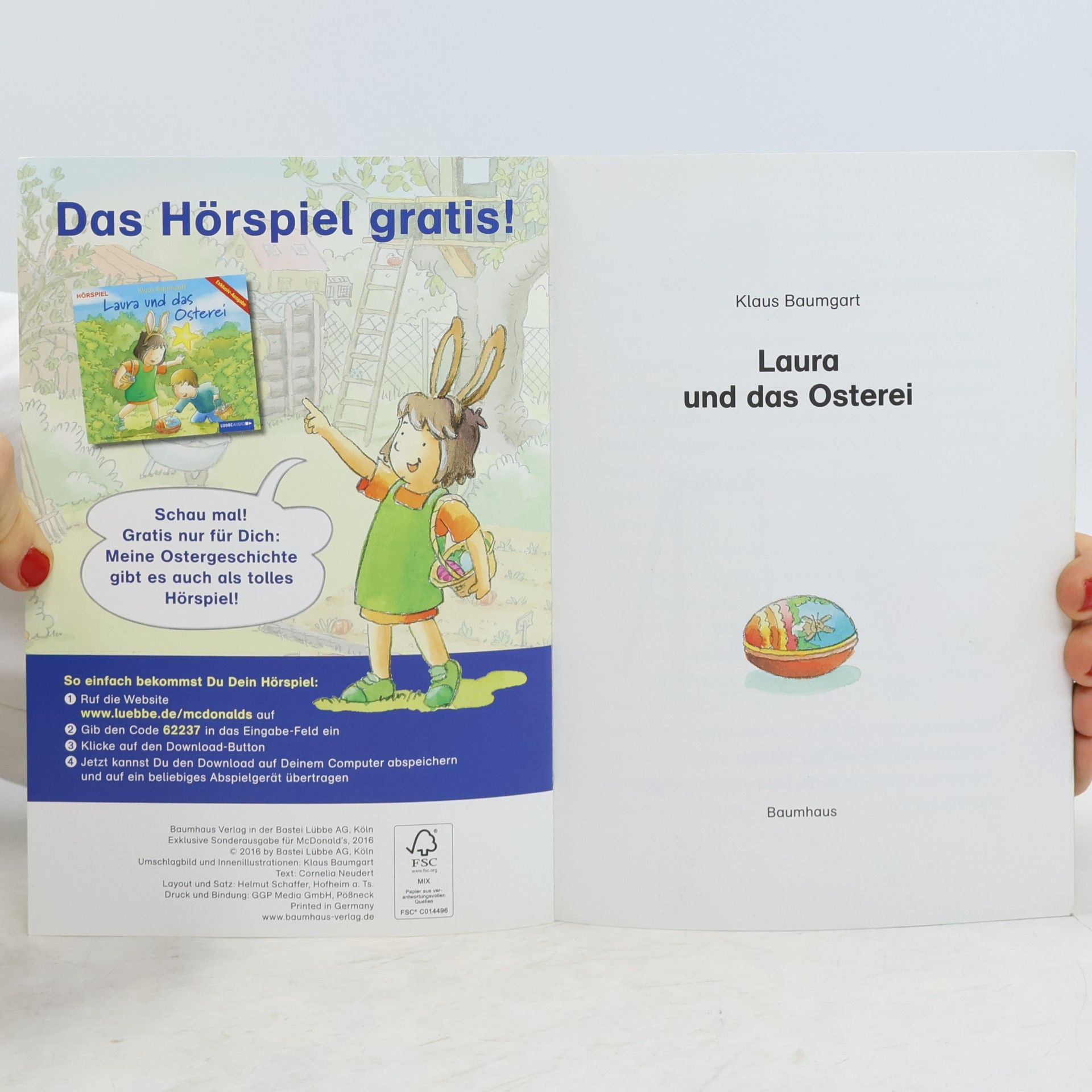 Klaus Baumgart Laura und das Osterei