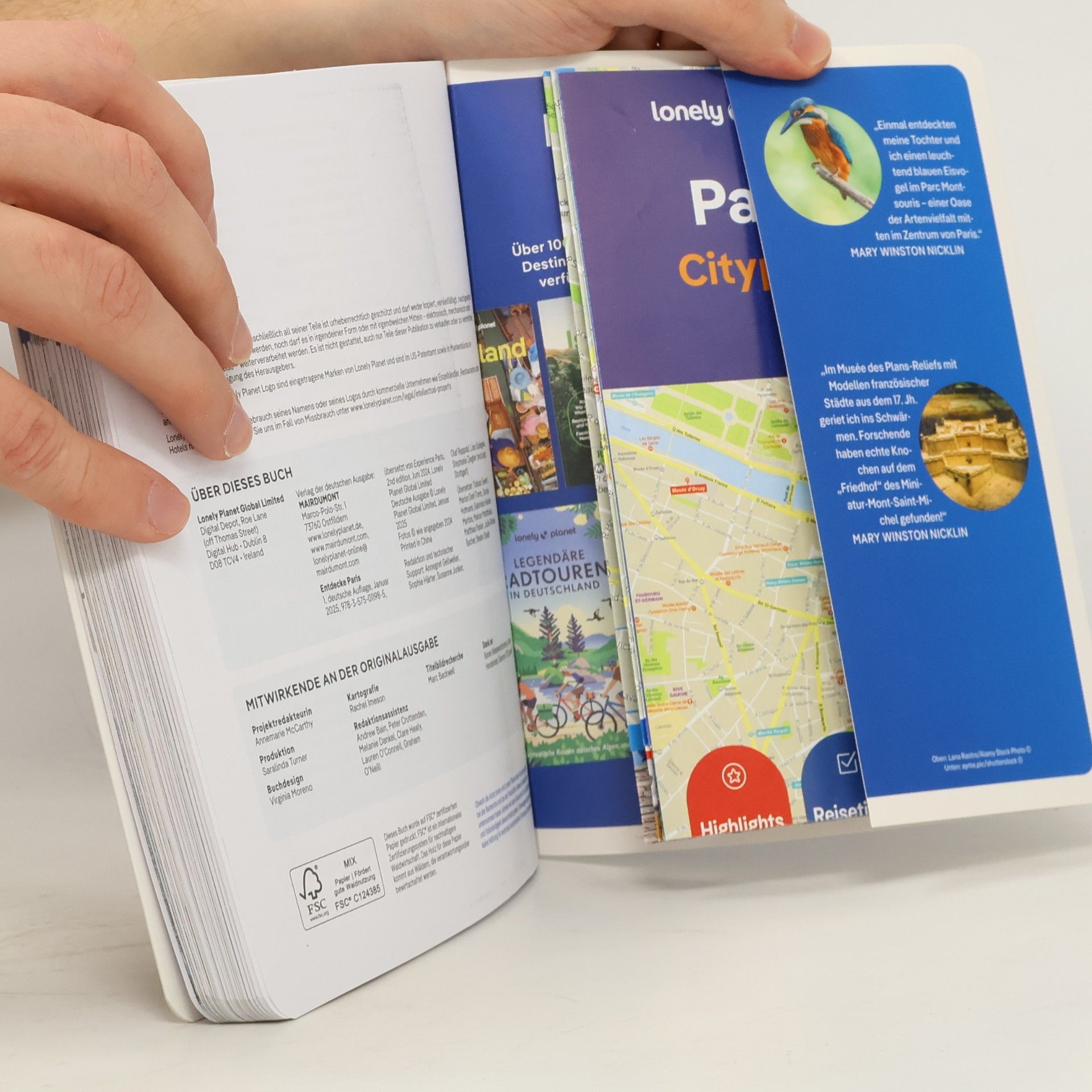 Jean-Bernard Carillet Lonely Planet Reiseführer Entdecke Paris