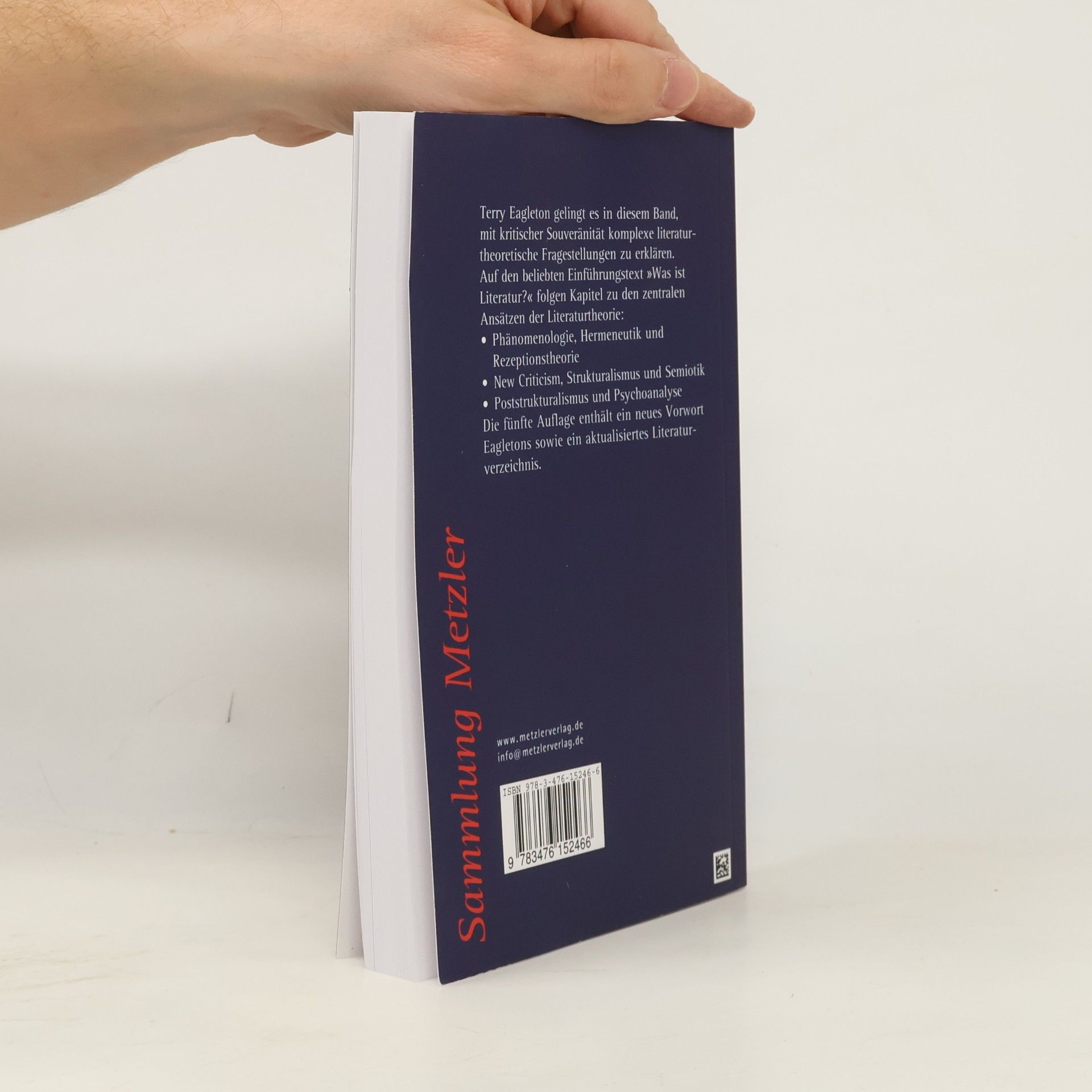 Terry Eagleton Einführung in die Literaturtheorie