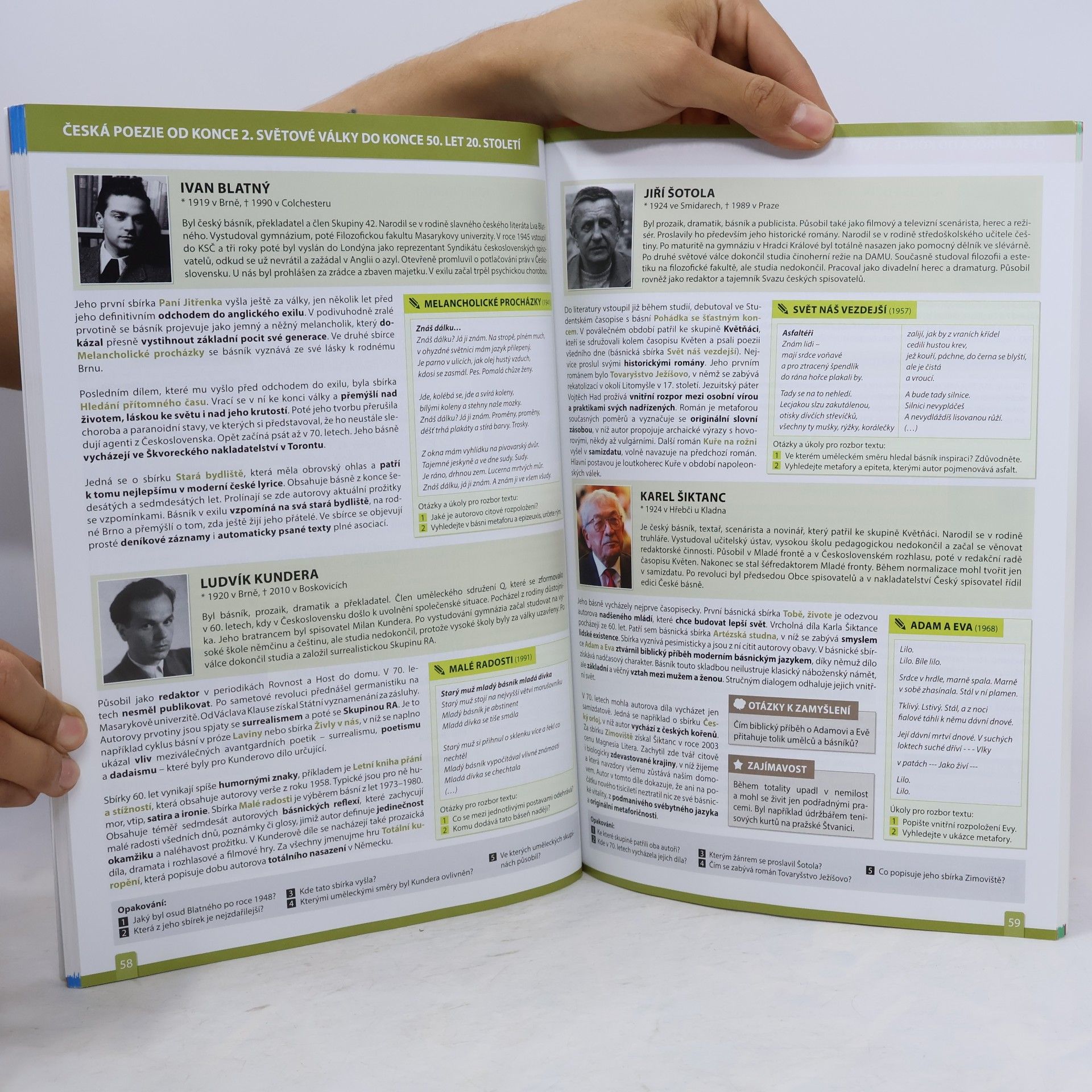 kolektiv Nová literatura pro střední školy s ukázkami literálních děl. Učebnice pro 4.ročník