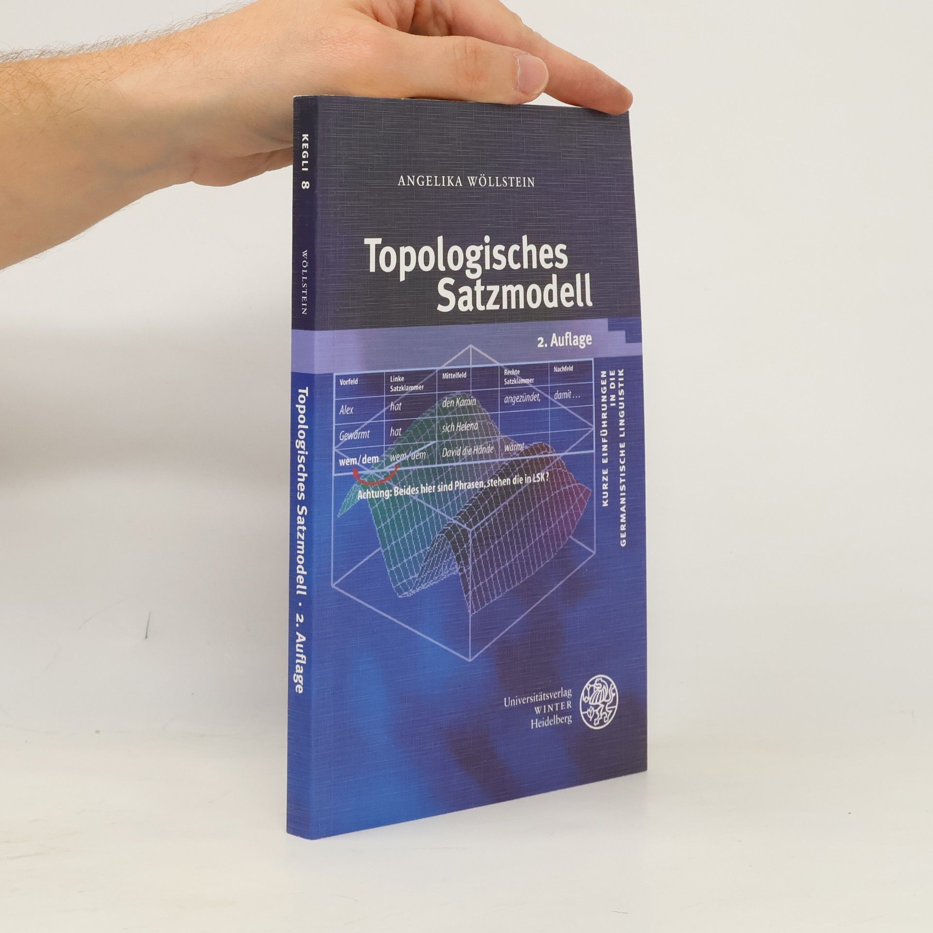Angelika Wöllstein Kurze Einführungen in die Germanistische Linguistik - 8: Topologisches Satzmodell