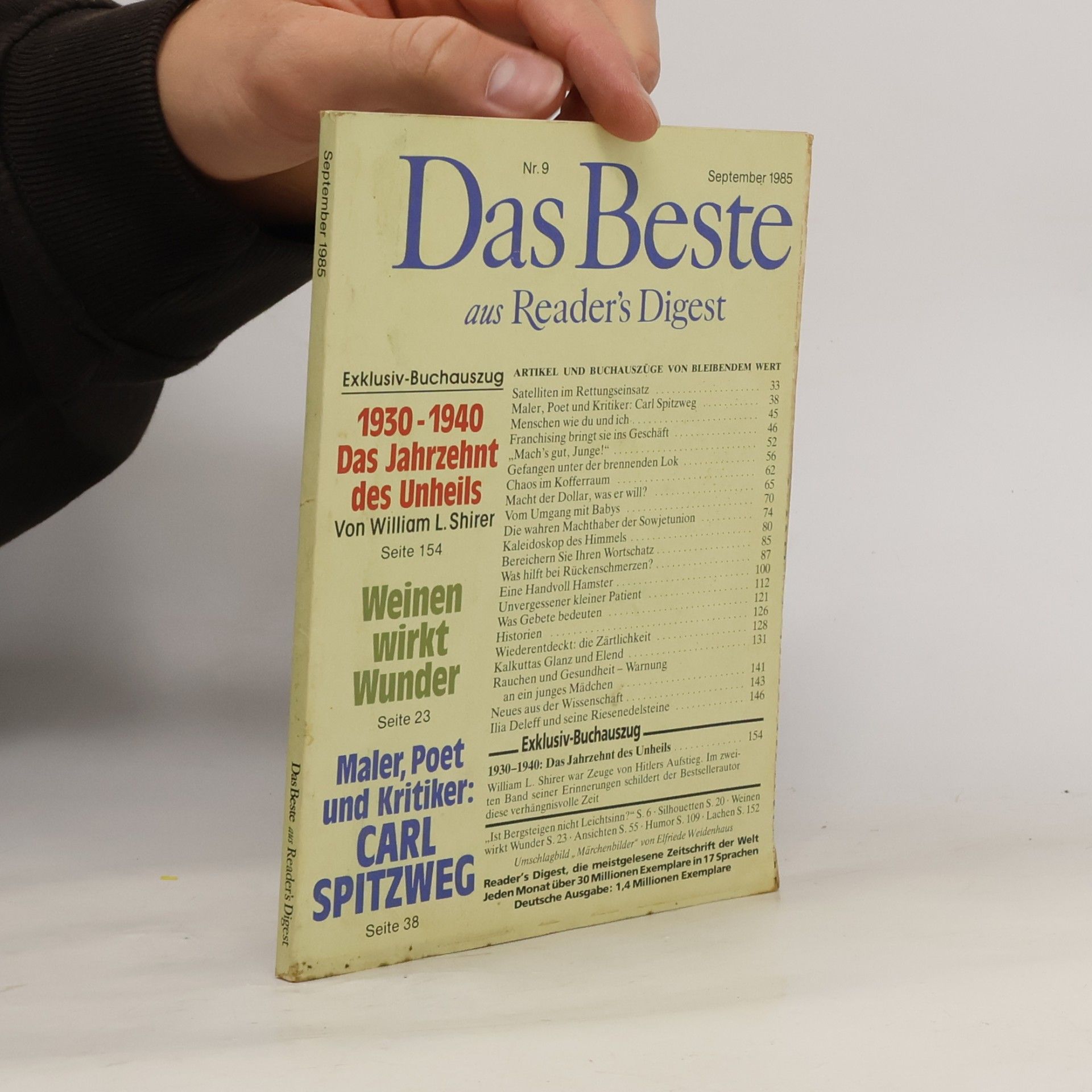Autores varios Das Beste aus Reader's Digest 9/1985