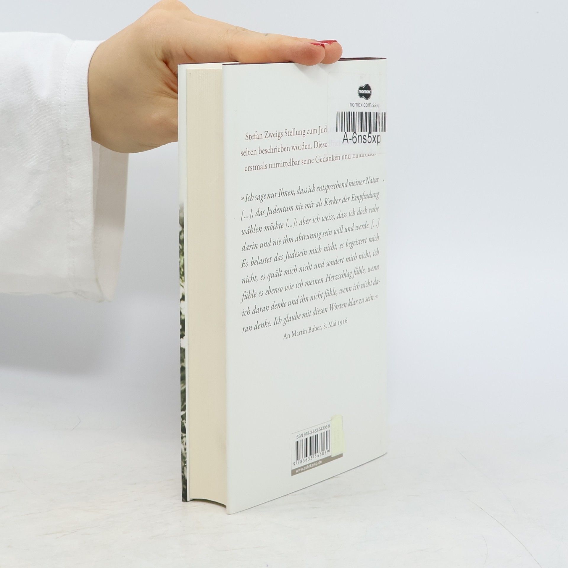 Stefan Zweig Briefe zum Judentum