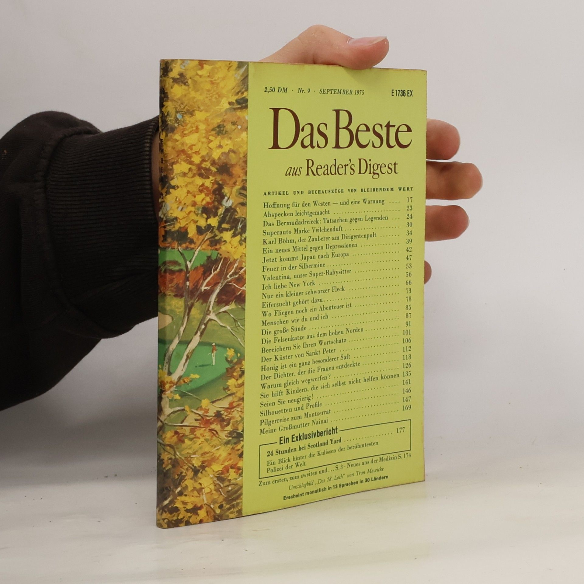 kolektiv Das Beste aus Reader’s Digest Nr. 9/1975