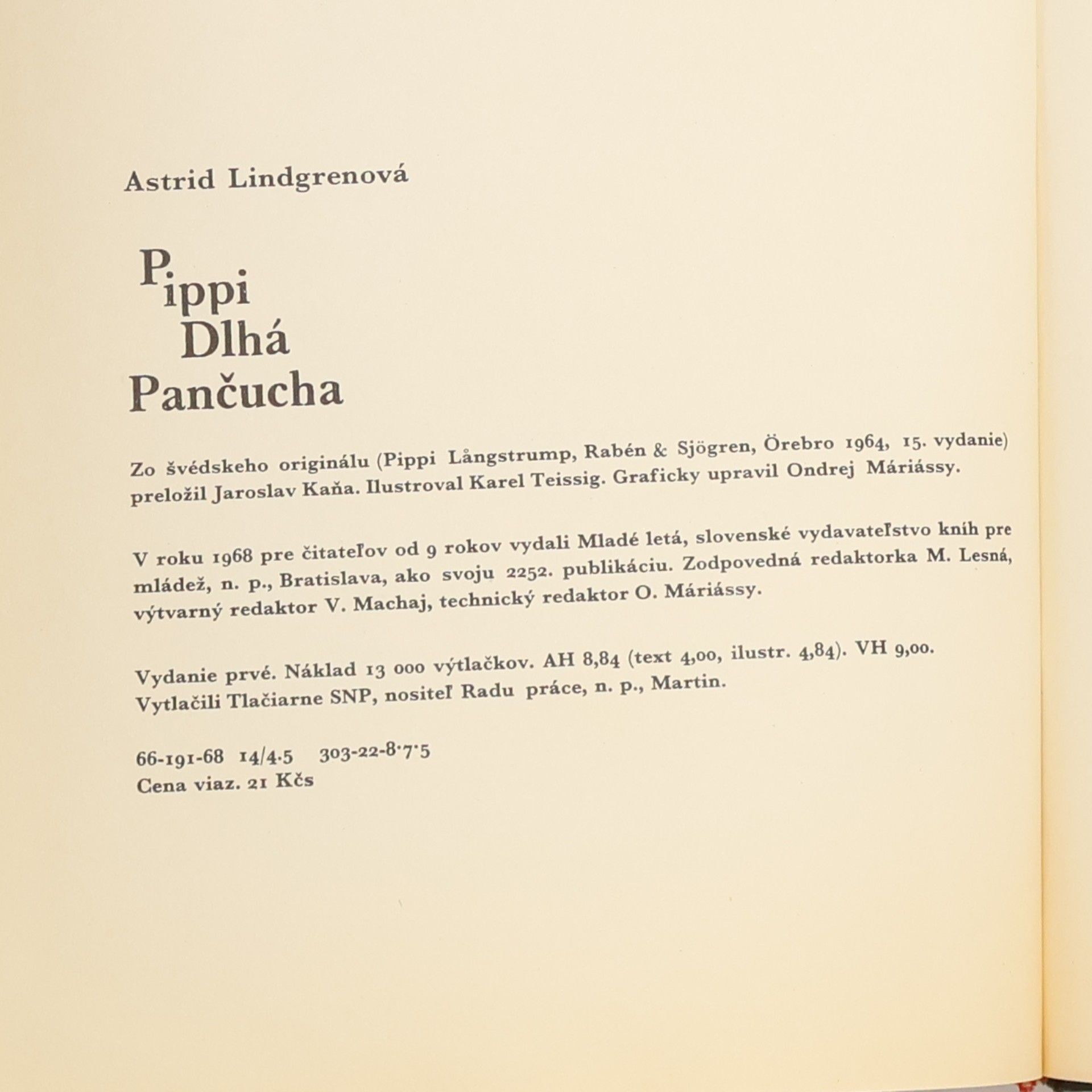 Astrid Lindgren Pippi Dlhá Pančucha