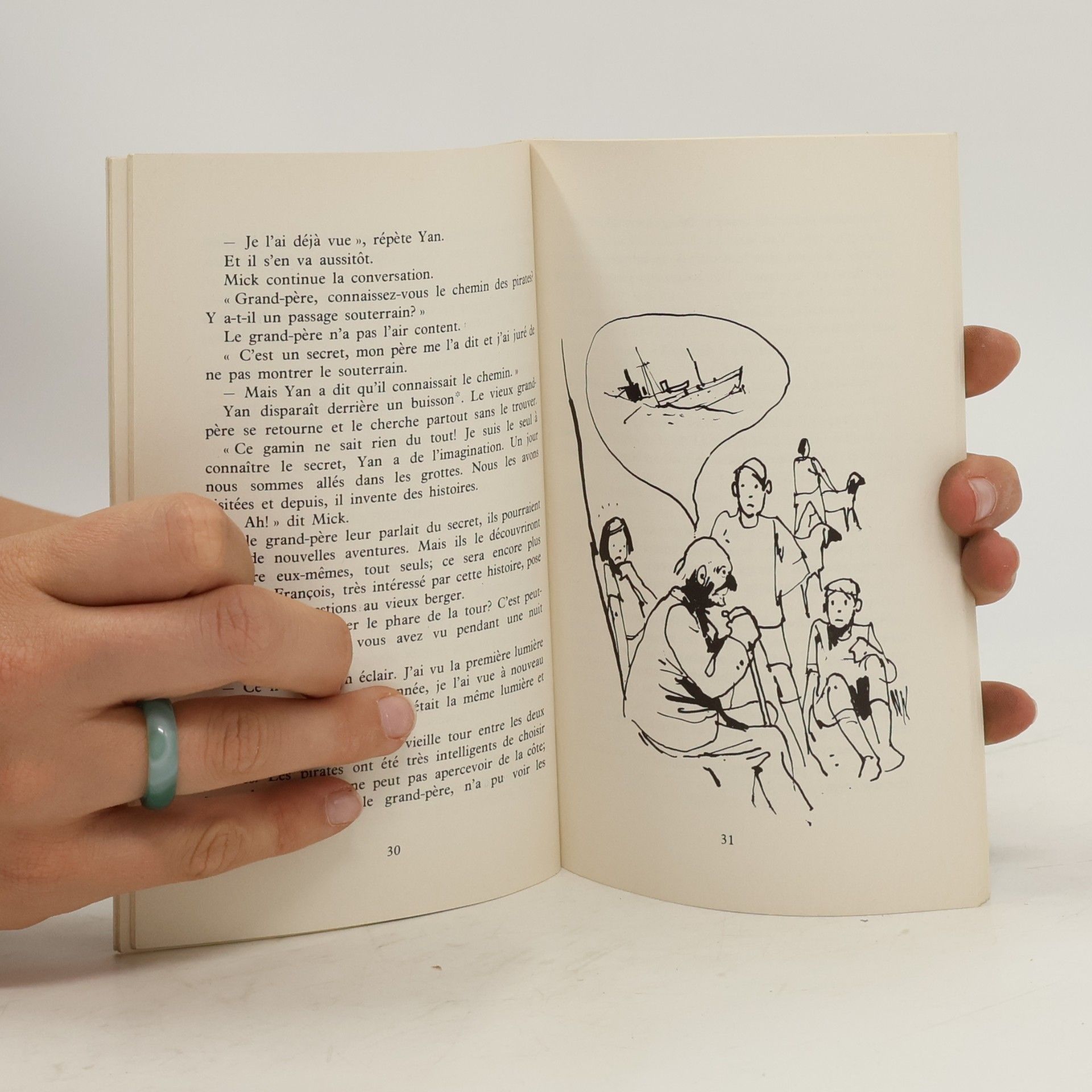 Enid Blyton Le Club des Cinq au bord de la mer - Adapté par le B.C.P. de Rabat - Textes en Français facile