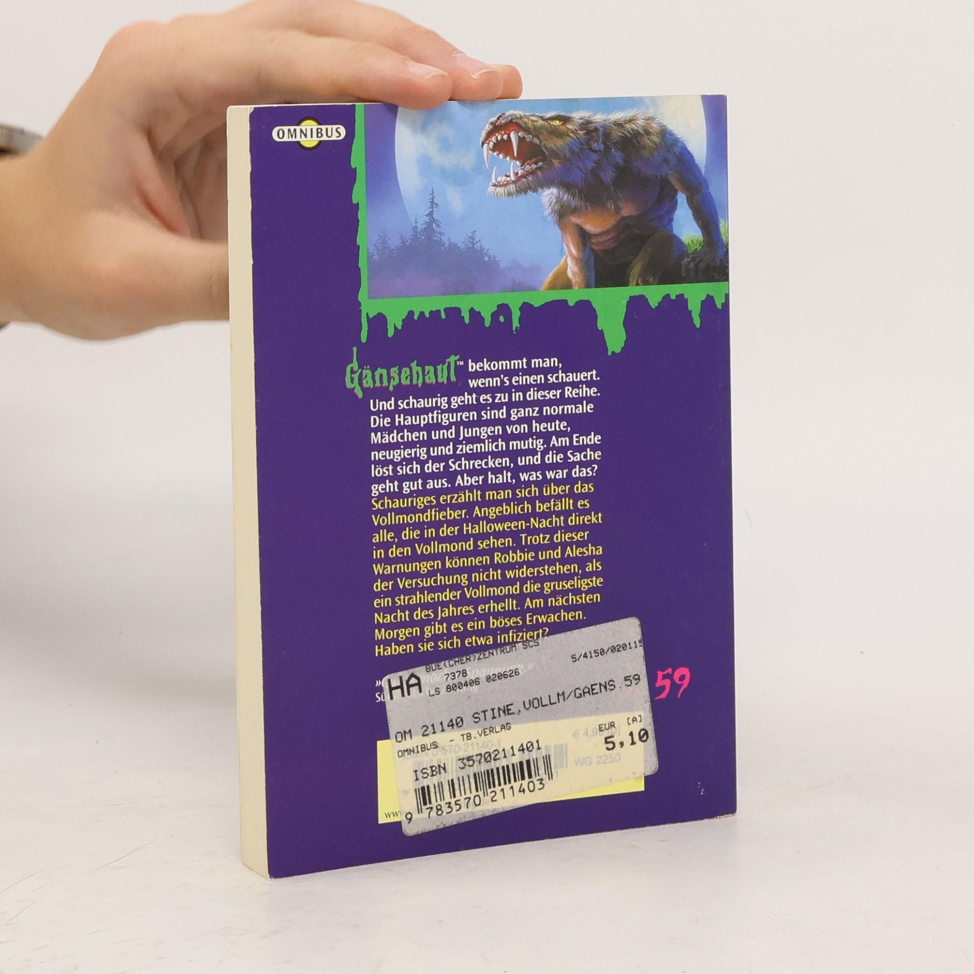 R. L. Stine Gänsehaut. Vollmondfieber