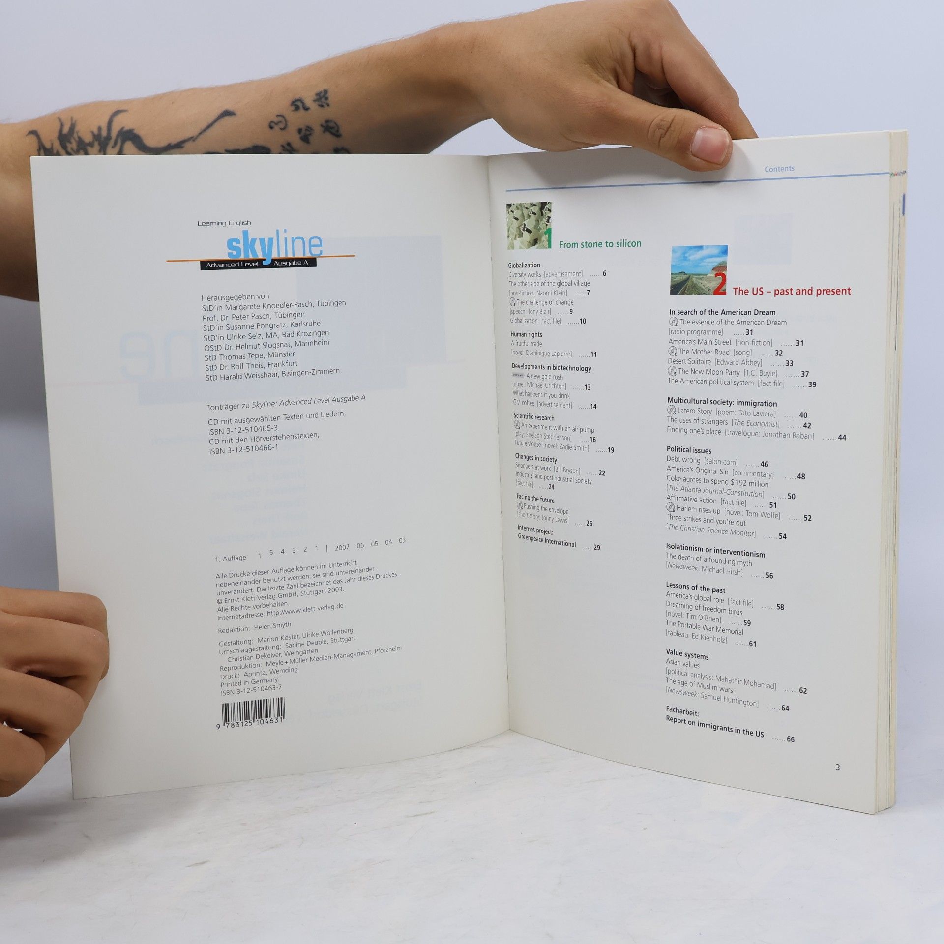 Skyline Advanced Level - Ausgabe A: Schülerbuch