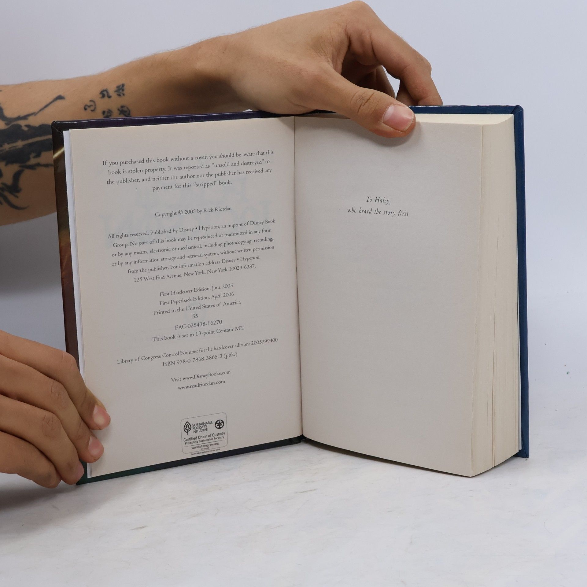 Rick Riordan Percy Jackson and the Olympians - 1: The Lightning Thief
