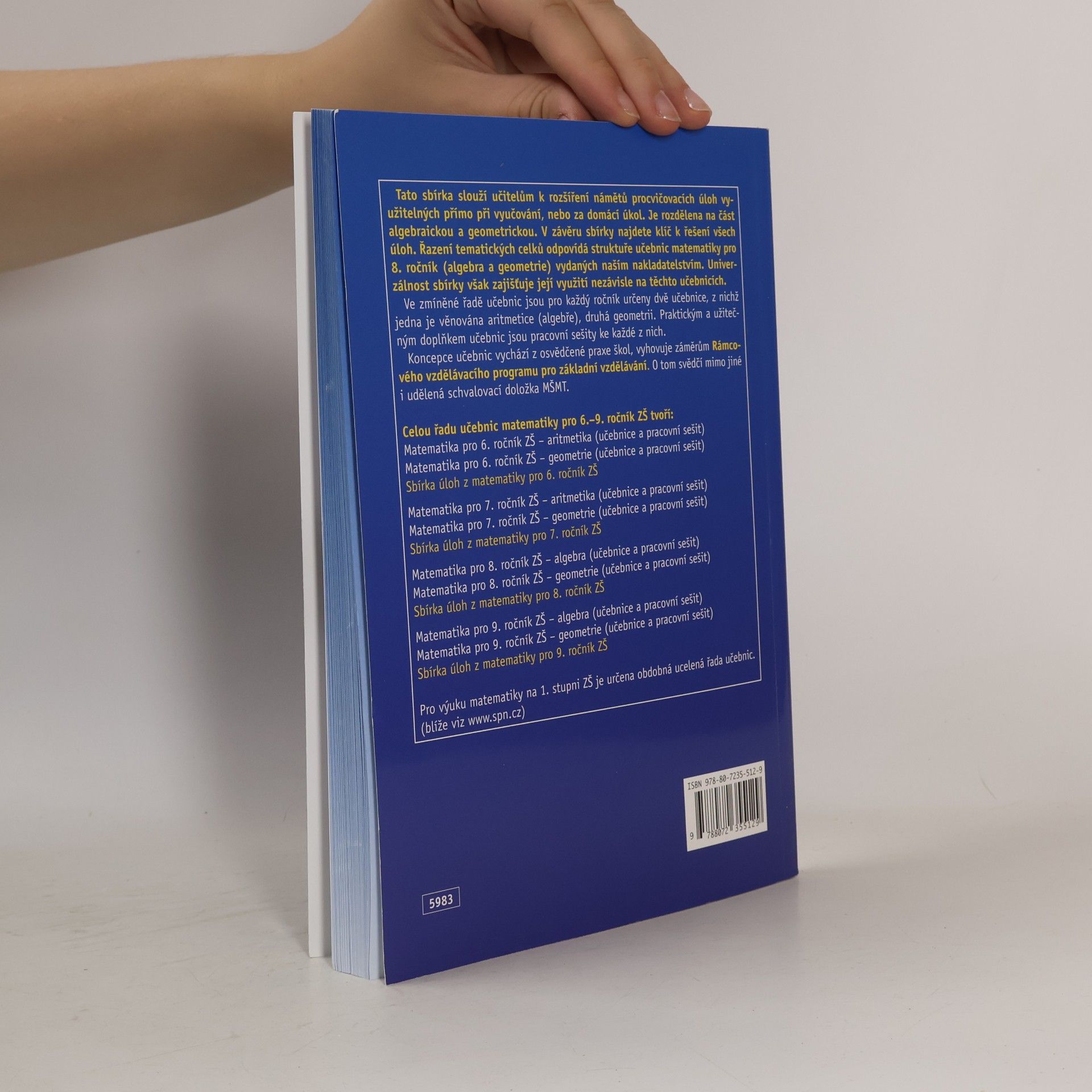 Josef Trejbal Sbírka úloh z matematiky pro 8. ročník ZŠ