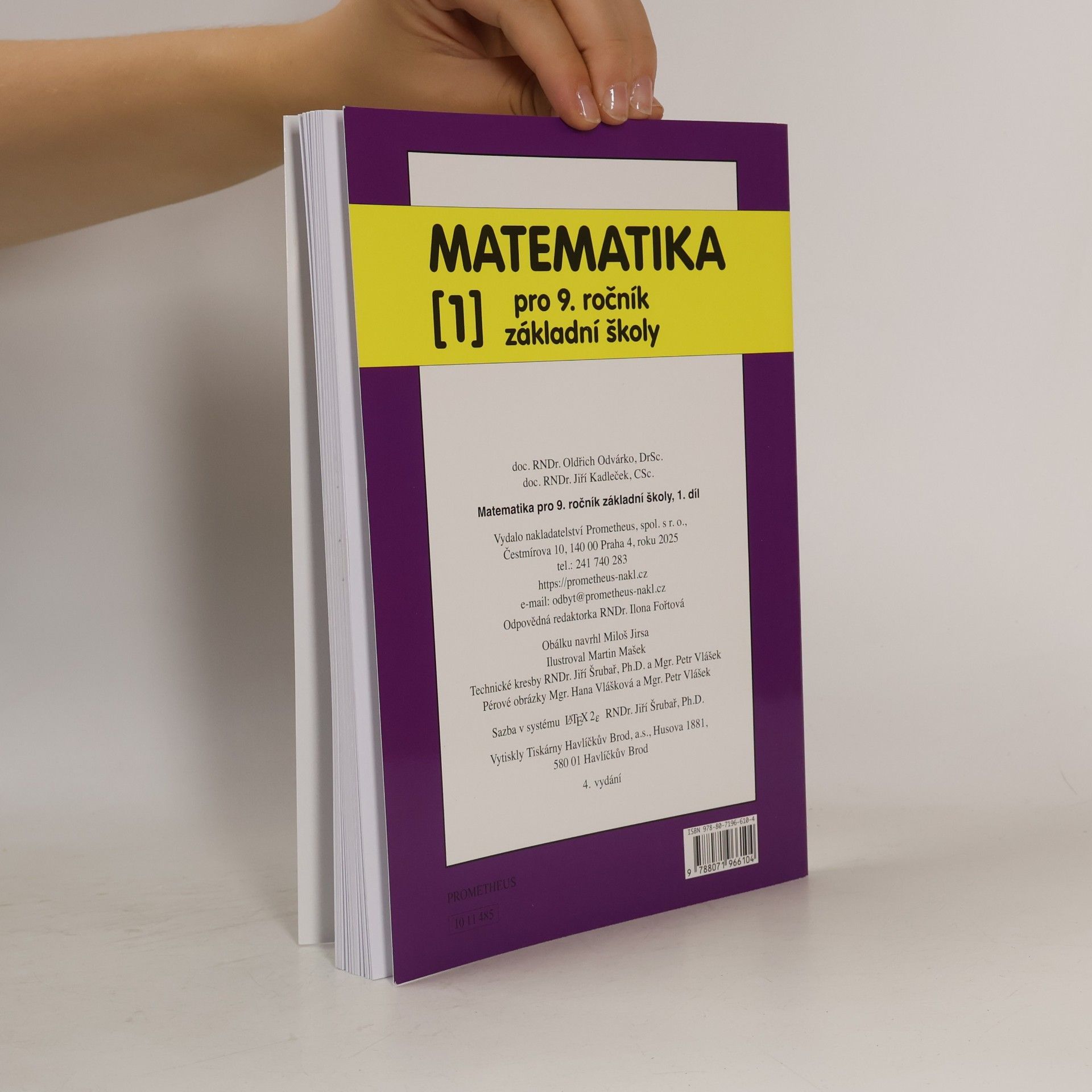 Oldřich Odvárko Matematika pro 9. ročník základní školy