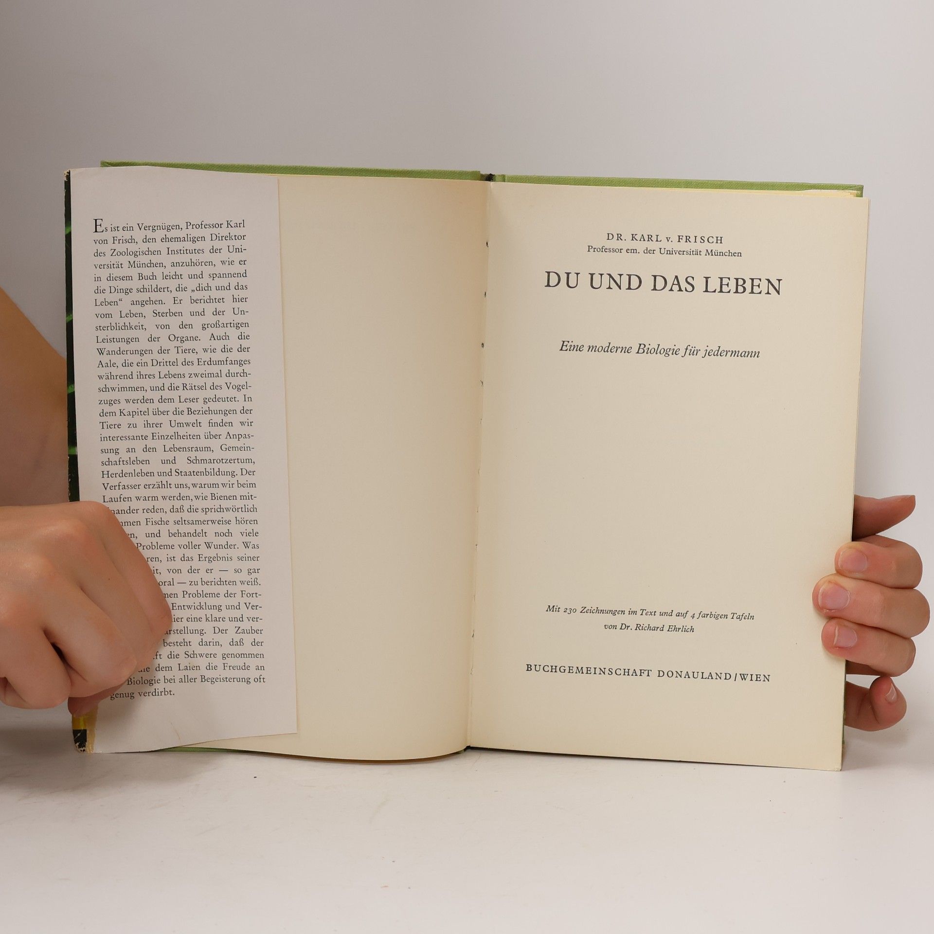 Karl von Frisch Du und das Leben