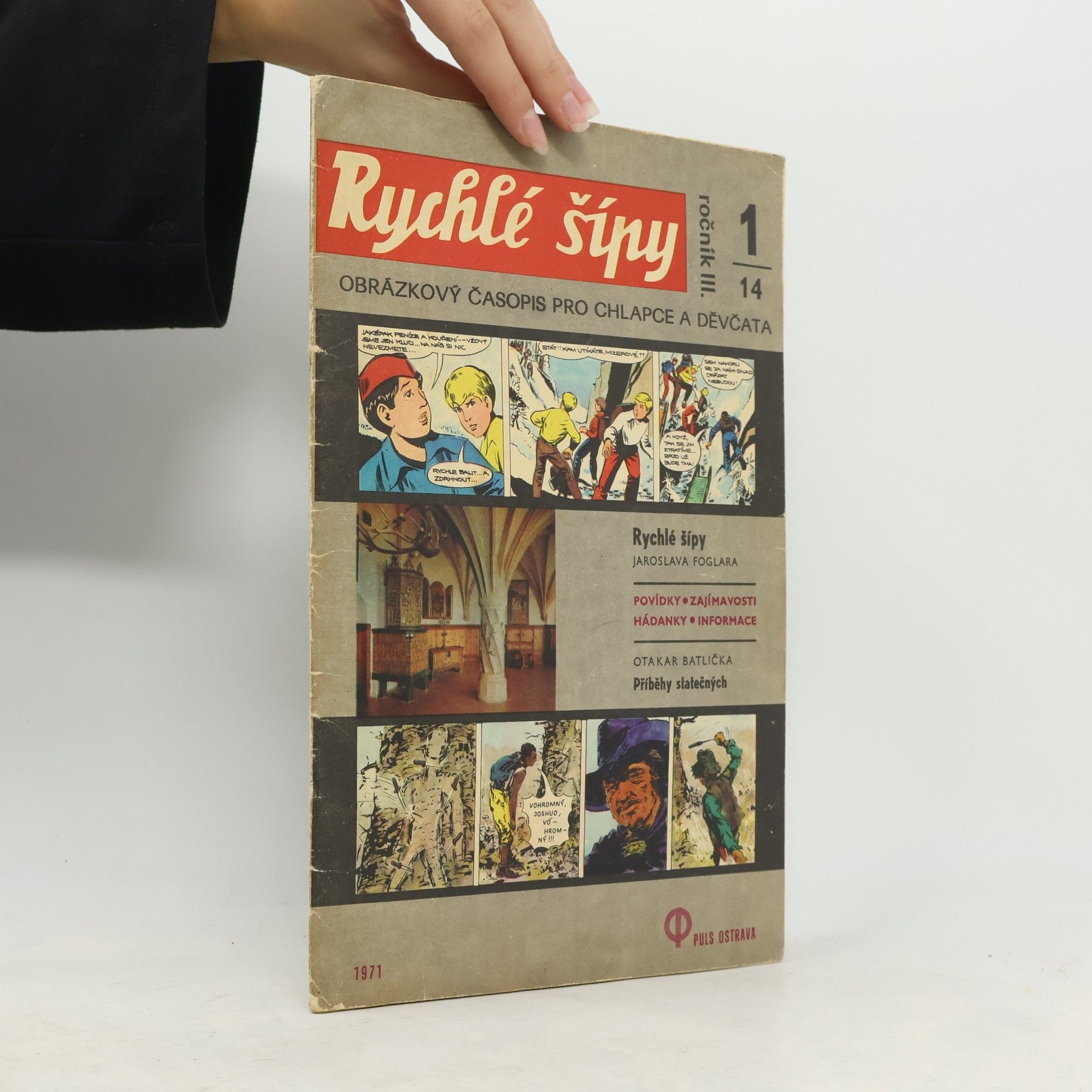 Jaroslav Foglar Rychlé šípy, roč. III 1/14