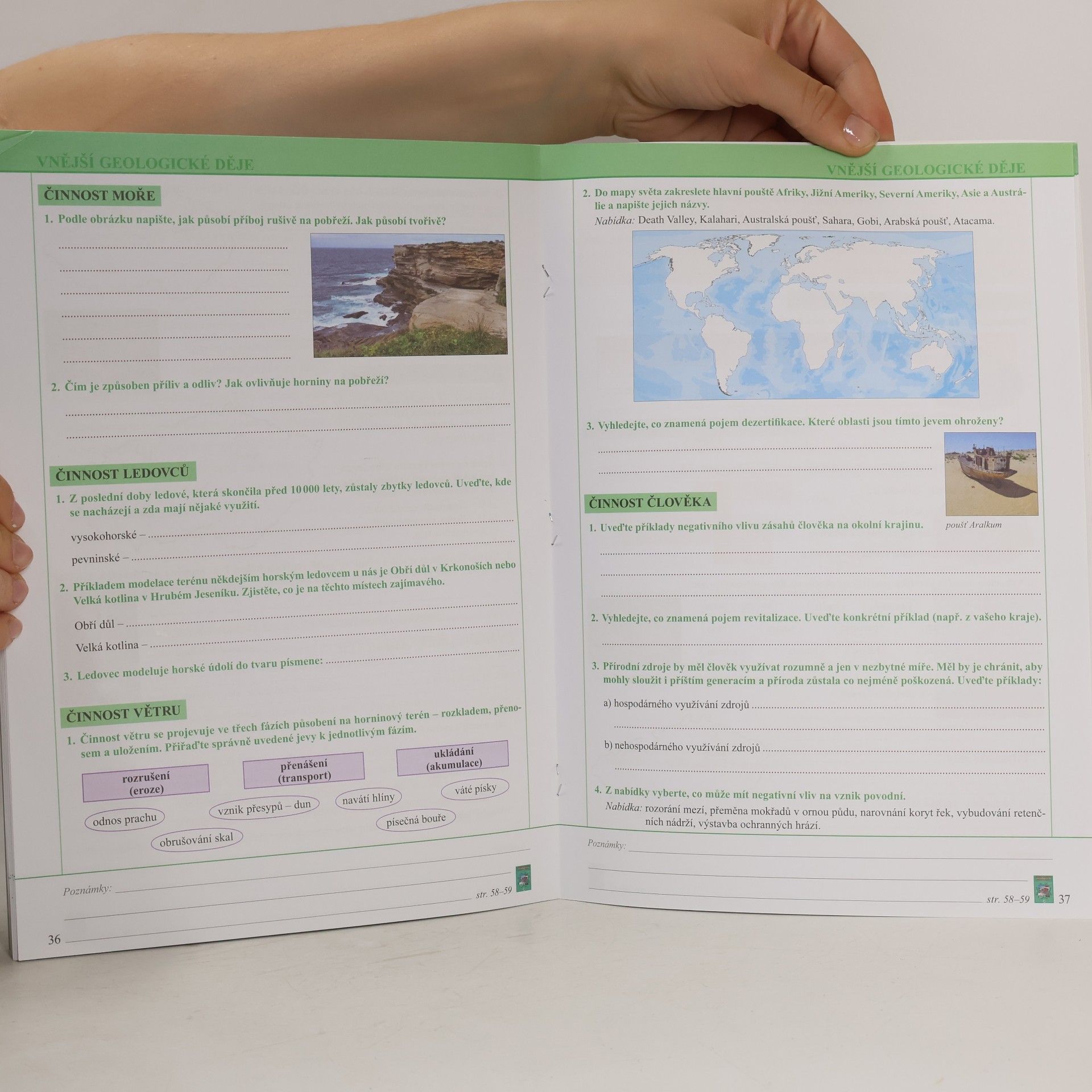 NNS Přírodopis 9 - Geologie a ekologie (barevný pracovní sešit)