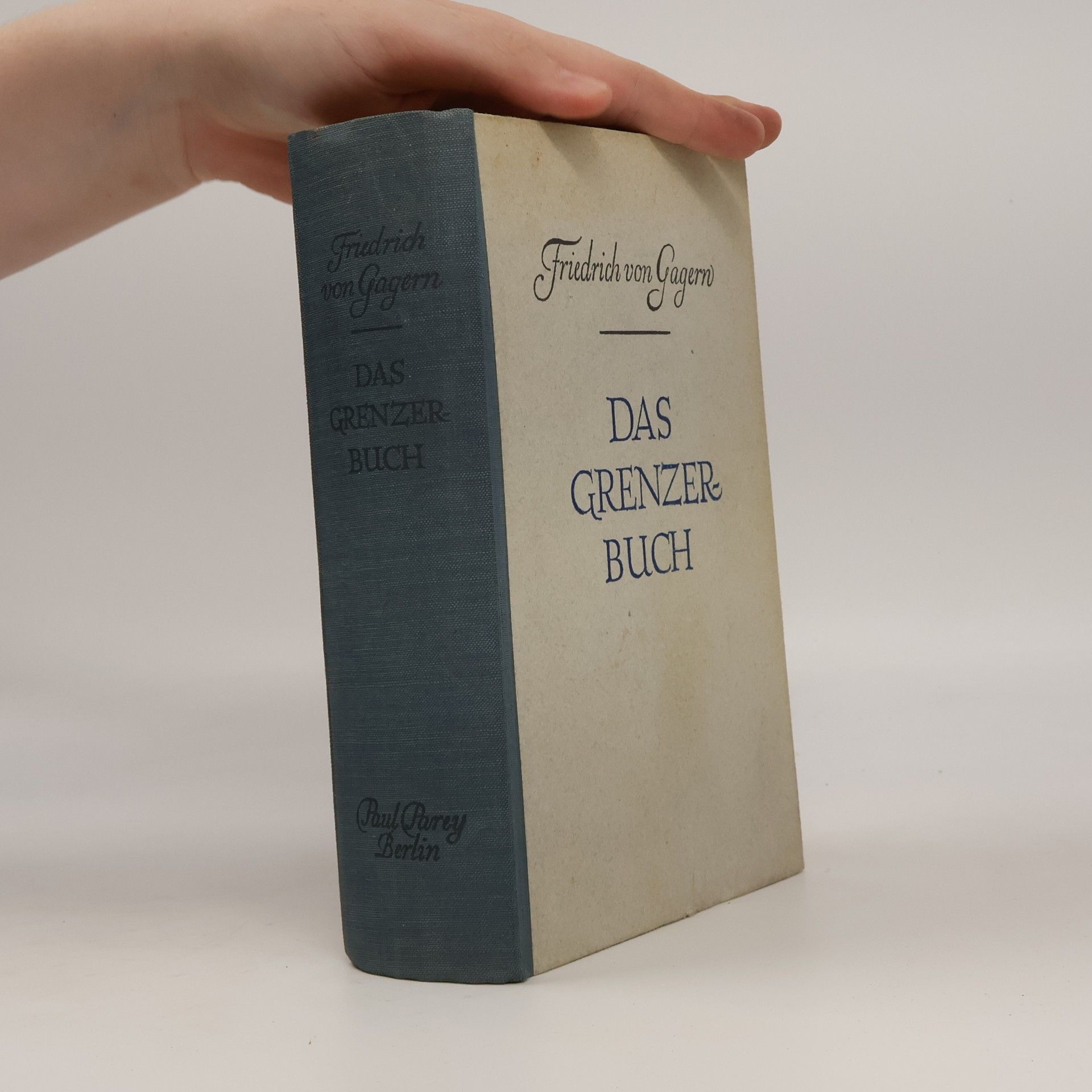 Friedrich von Gagern Das Grenzerbuch