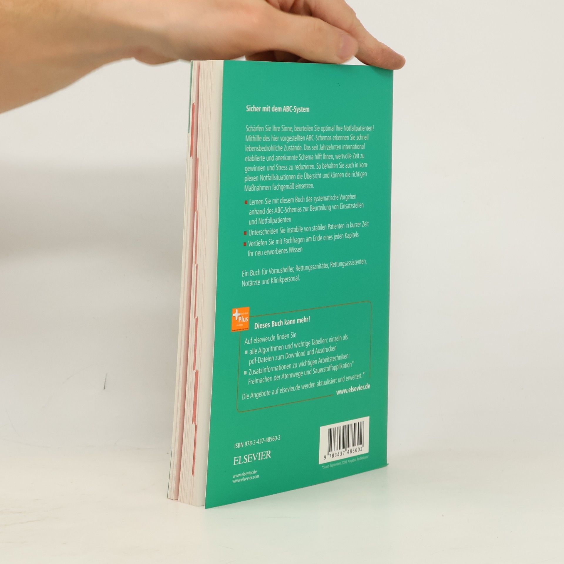 Thomas Semmel ABC - Die Beurteilung von Notfallpatienten: mit Zugang zum Elsevier-Portal: Mit dem Plus im Web. Mit Download
