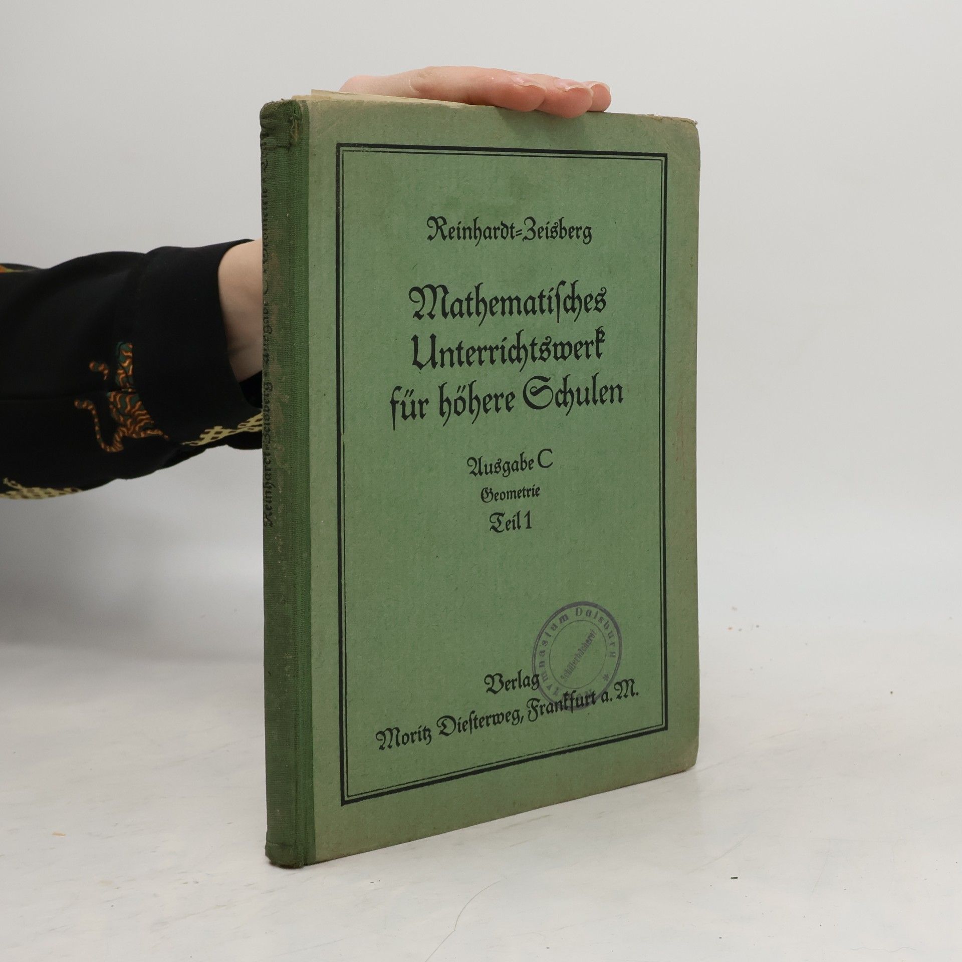 Autorenkollektiv Mathematisches Unterrichtswerk für höhere Schulen. Ausgabe C. Teil 1