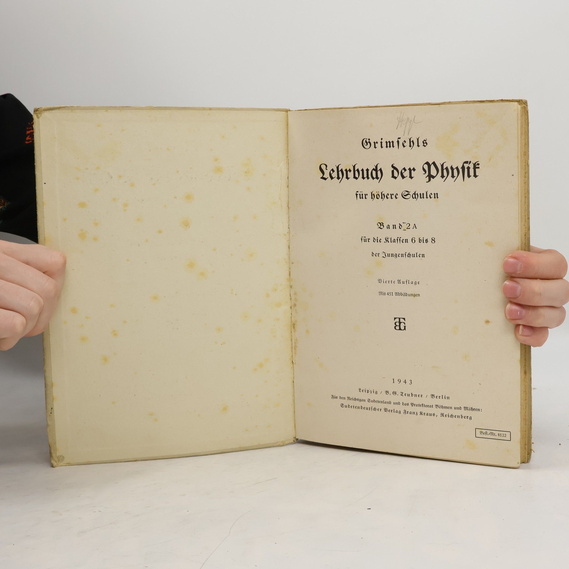 kolektiv Grimsehls Lehrbuch der Physik für höhere Schulen 2A