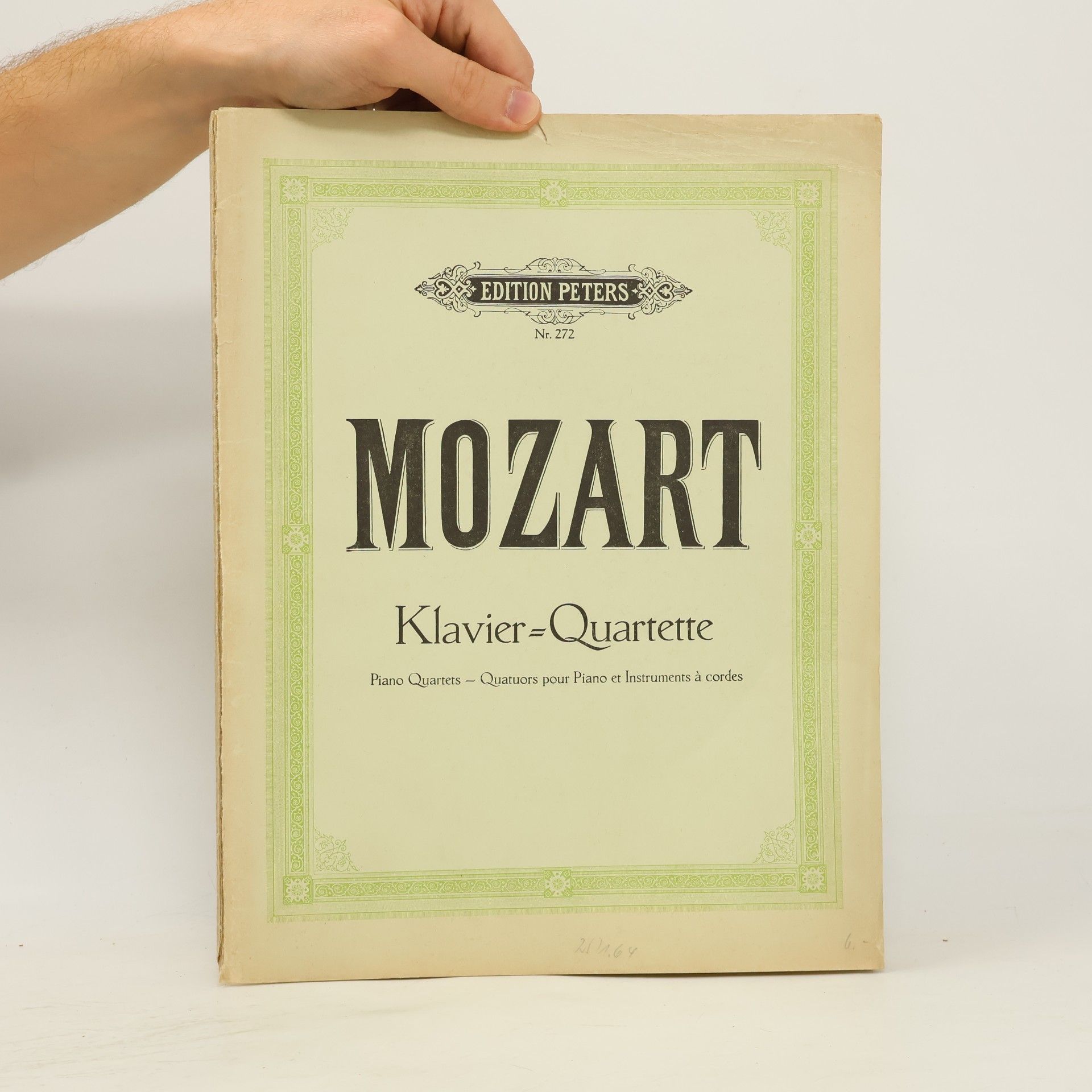 Wolfgang Amadeus Mozart Mozart. Klavierquartette
