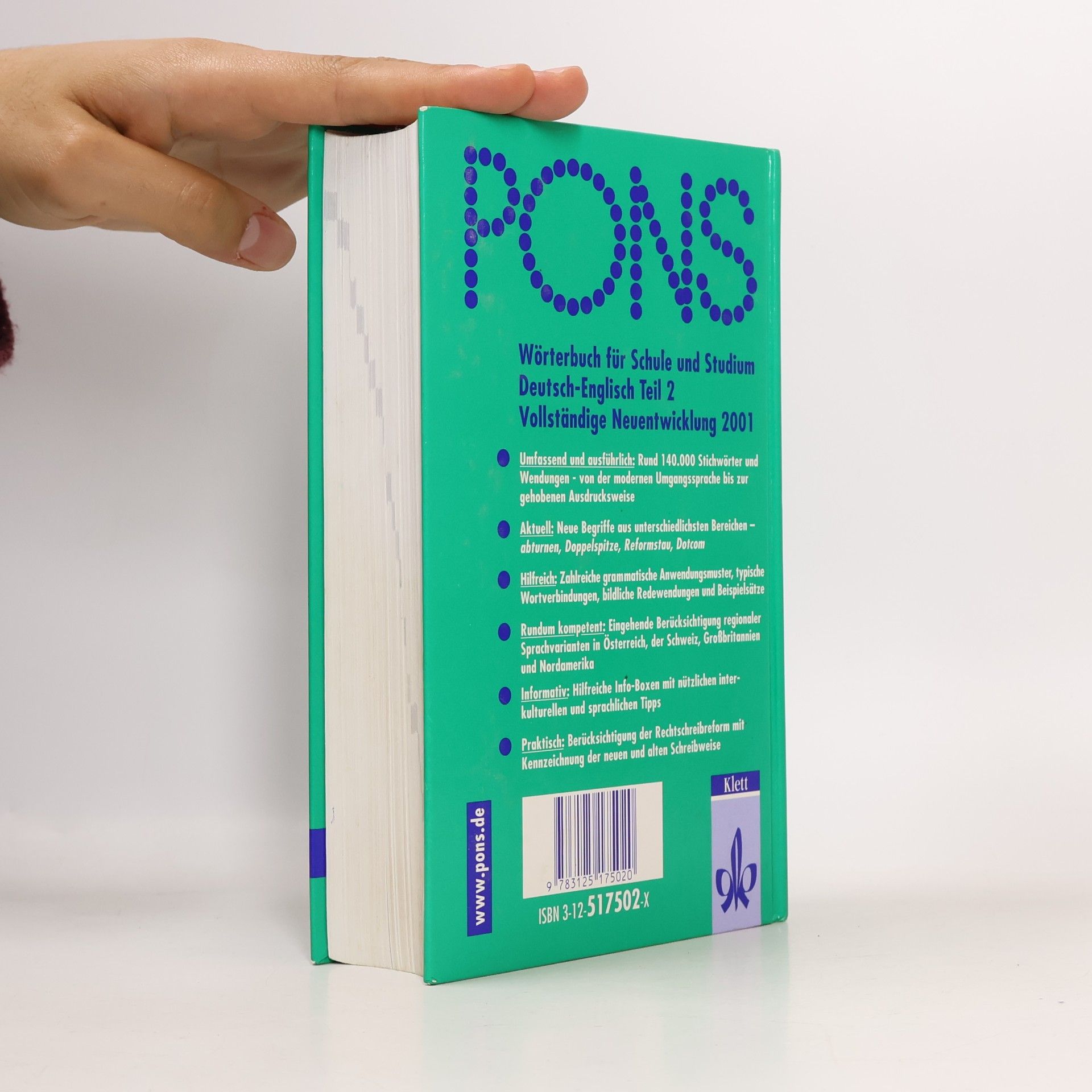 Ursula Martini PONS Wörterbuch für Schule und Studium 2
