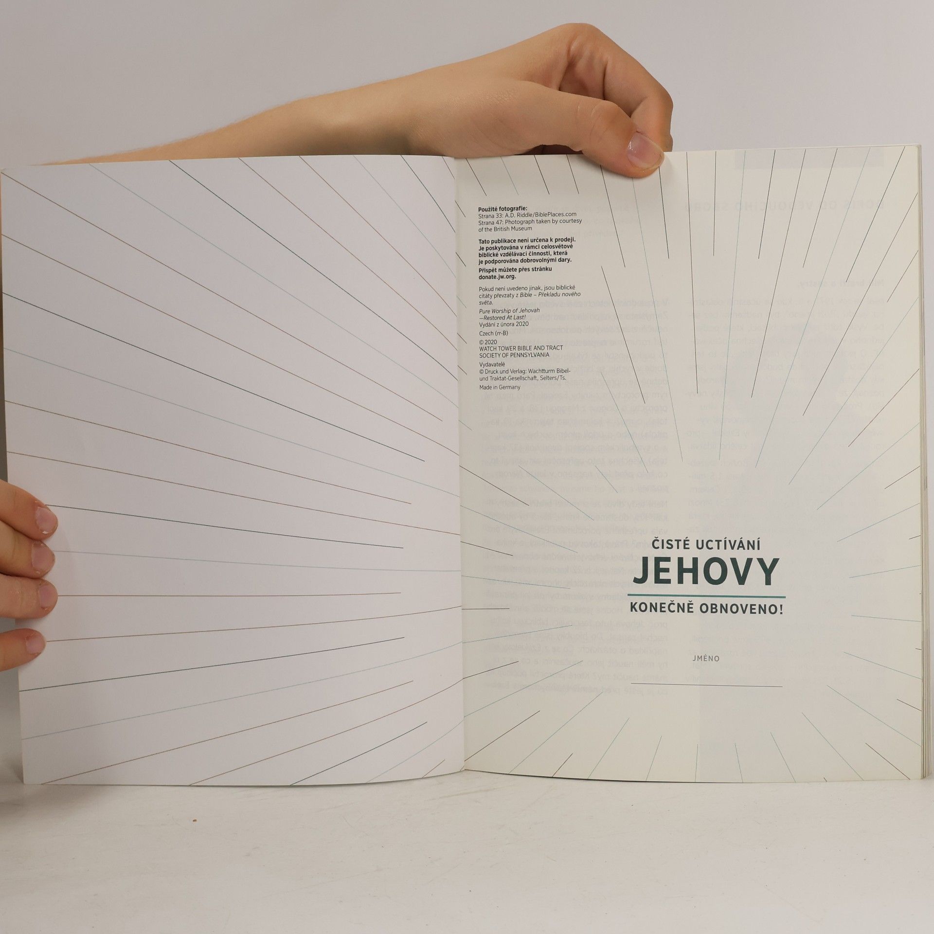 Kolektiv autorů Čisté uctívání Jehovy konečně obnoveno!
