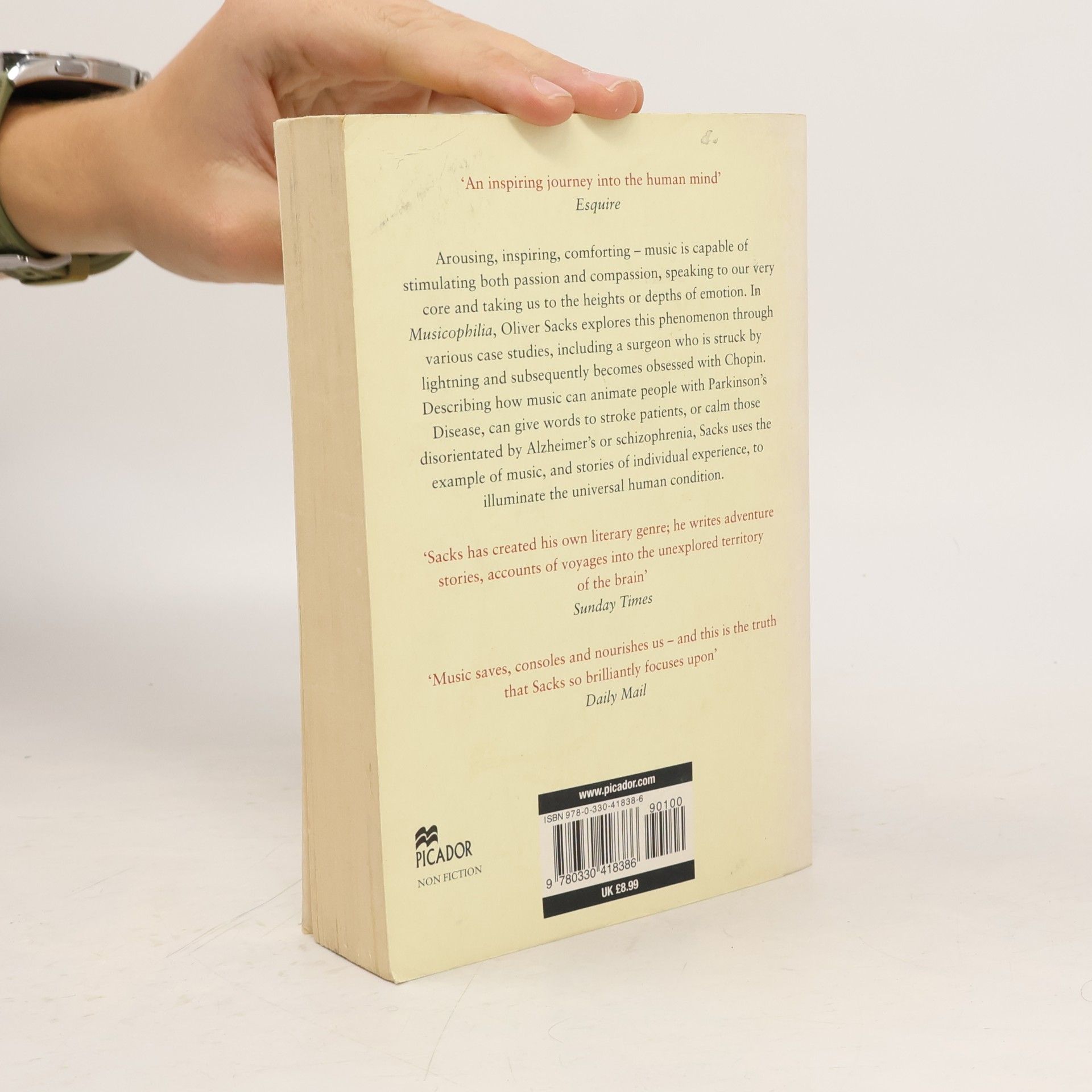 Oliver Sacks Musicophilia