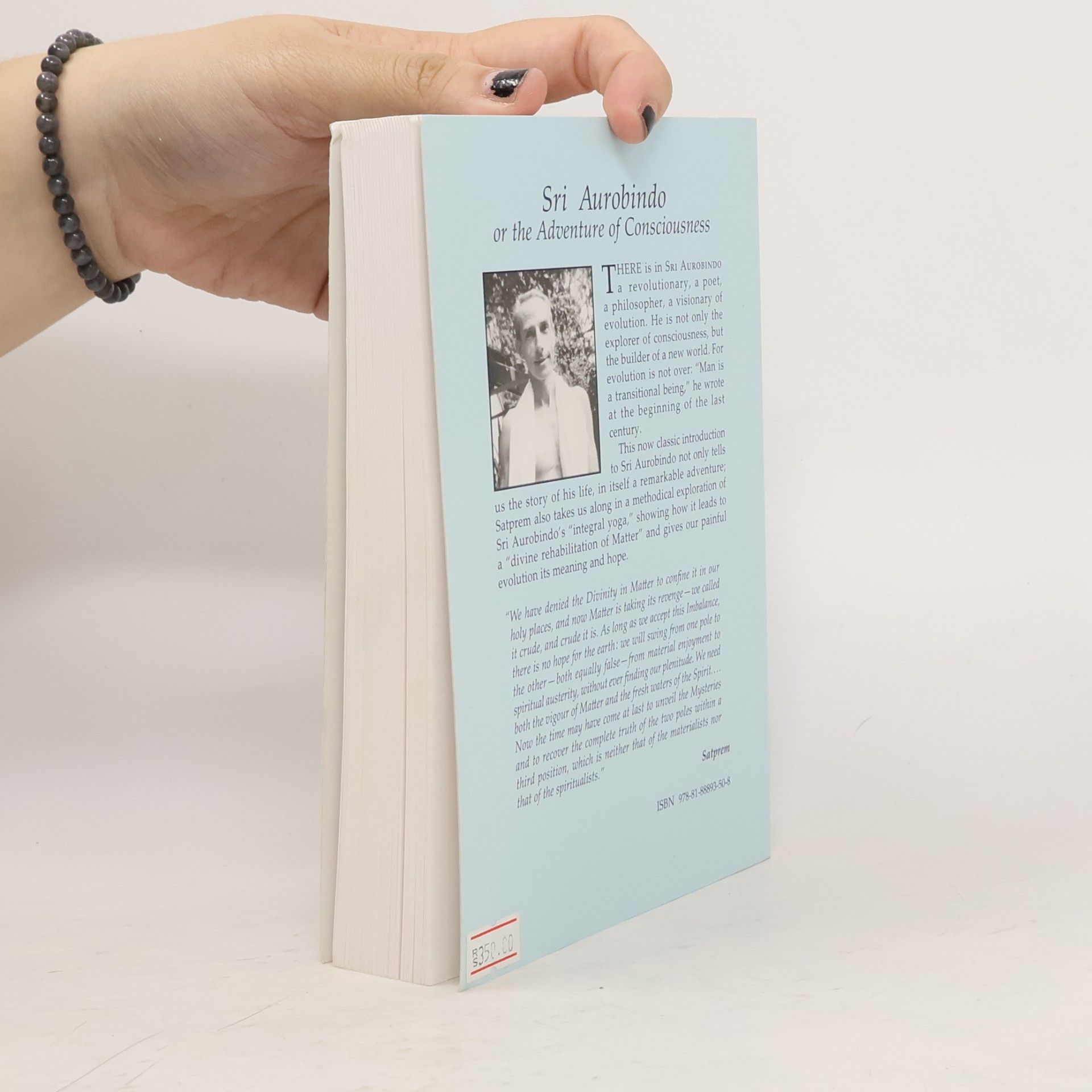 Satprem Sri Aurobindo or the Adventure of Consciousness