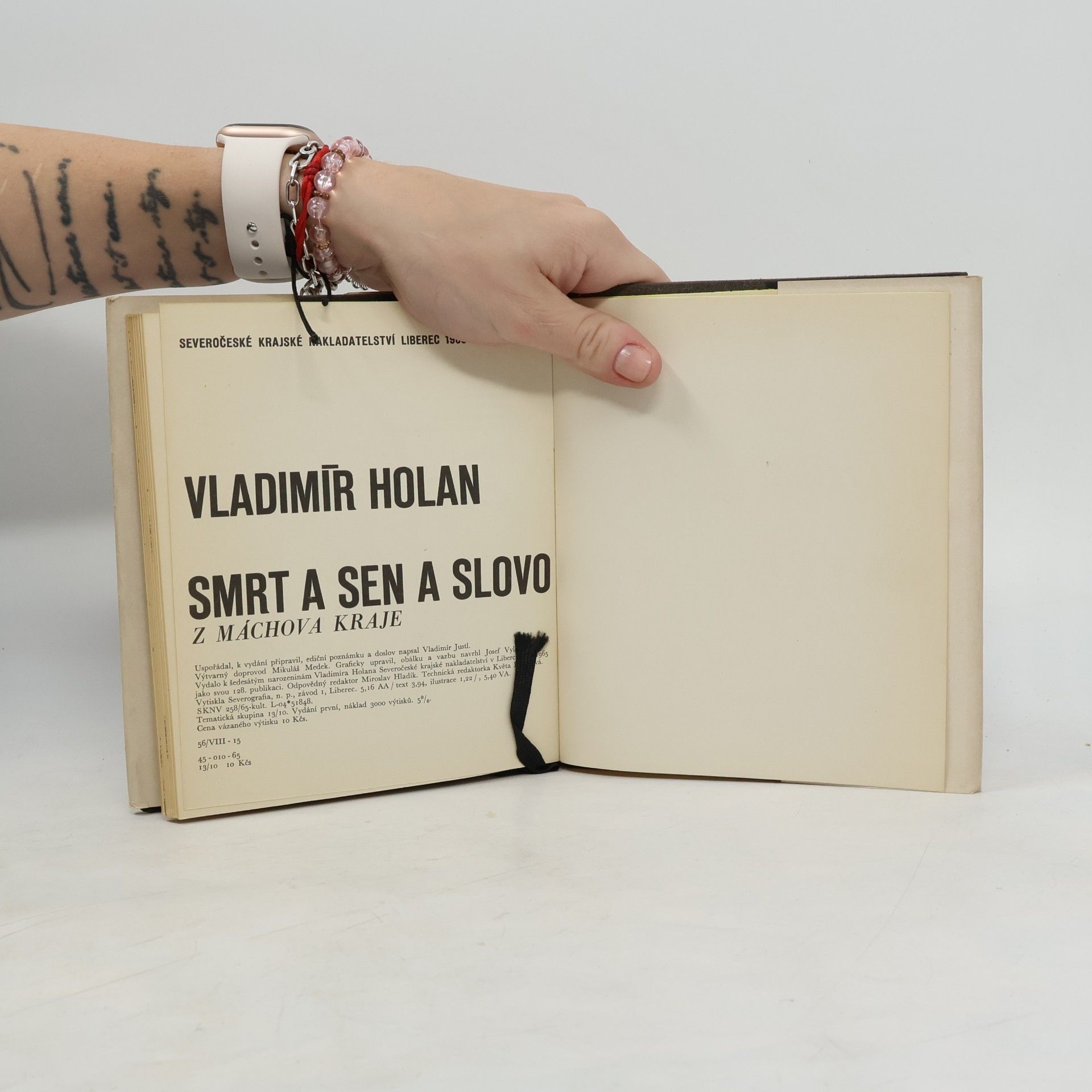 Vladimír Holan Smrt a sen a slovo. Z Máchova kraje