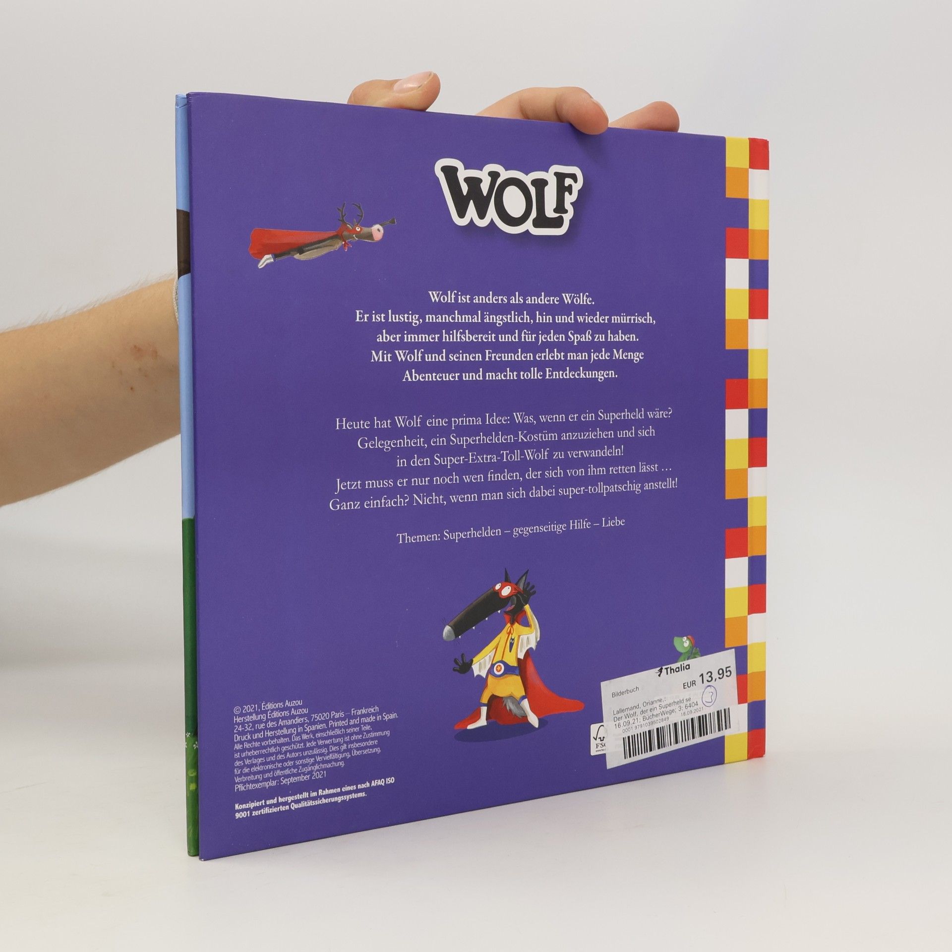 Orianne Lallemand Der Wolf, der ein Superheld sein wollte