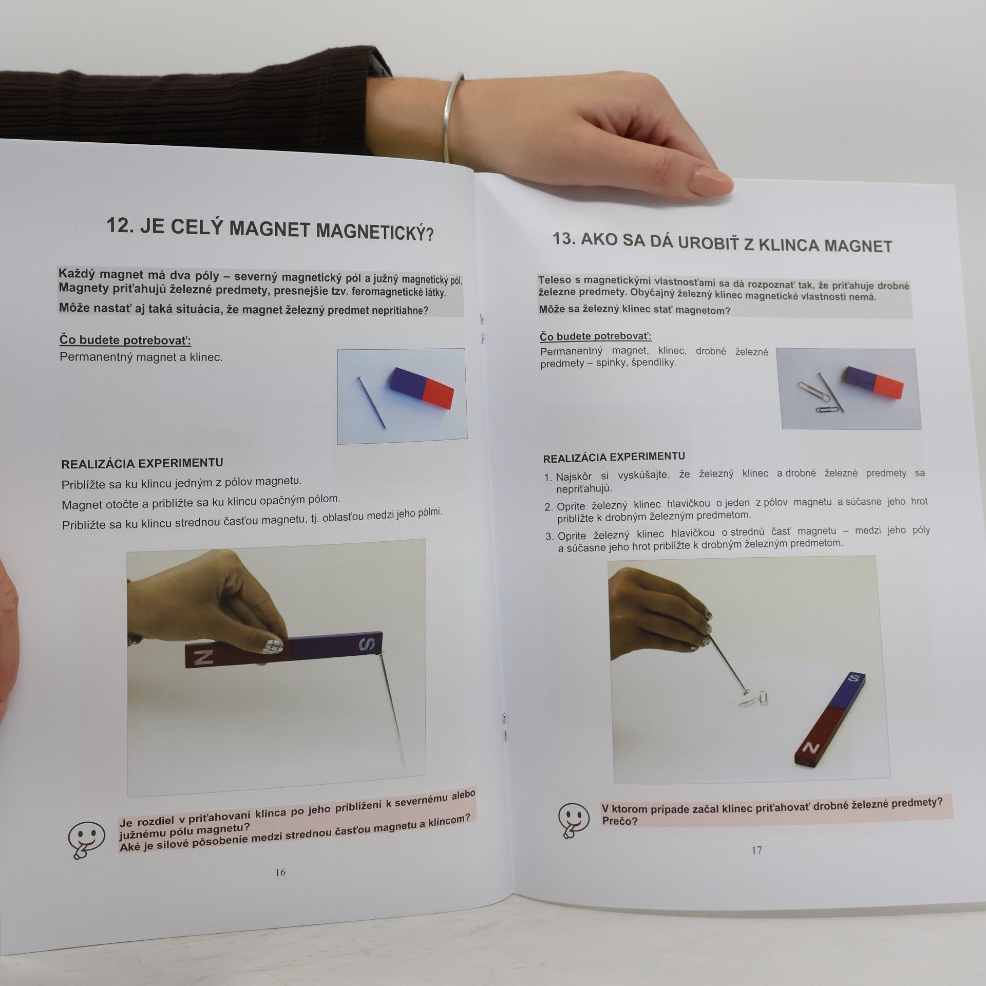 PaedDr. Jozef Beňuška, PhD. Pracovné listy k praktickým cvičeniam z fyziky pre ZŠ, 9. ročník: Elektrina a magnetizmus