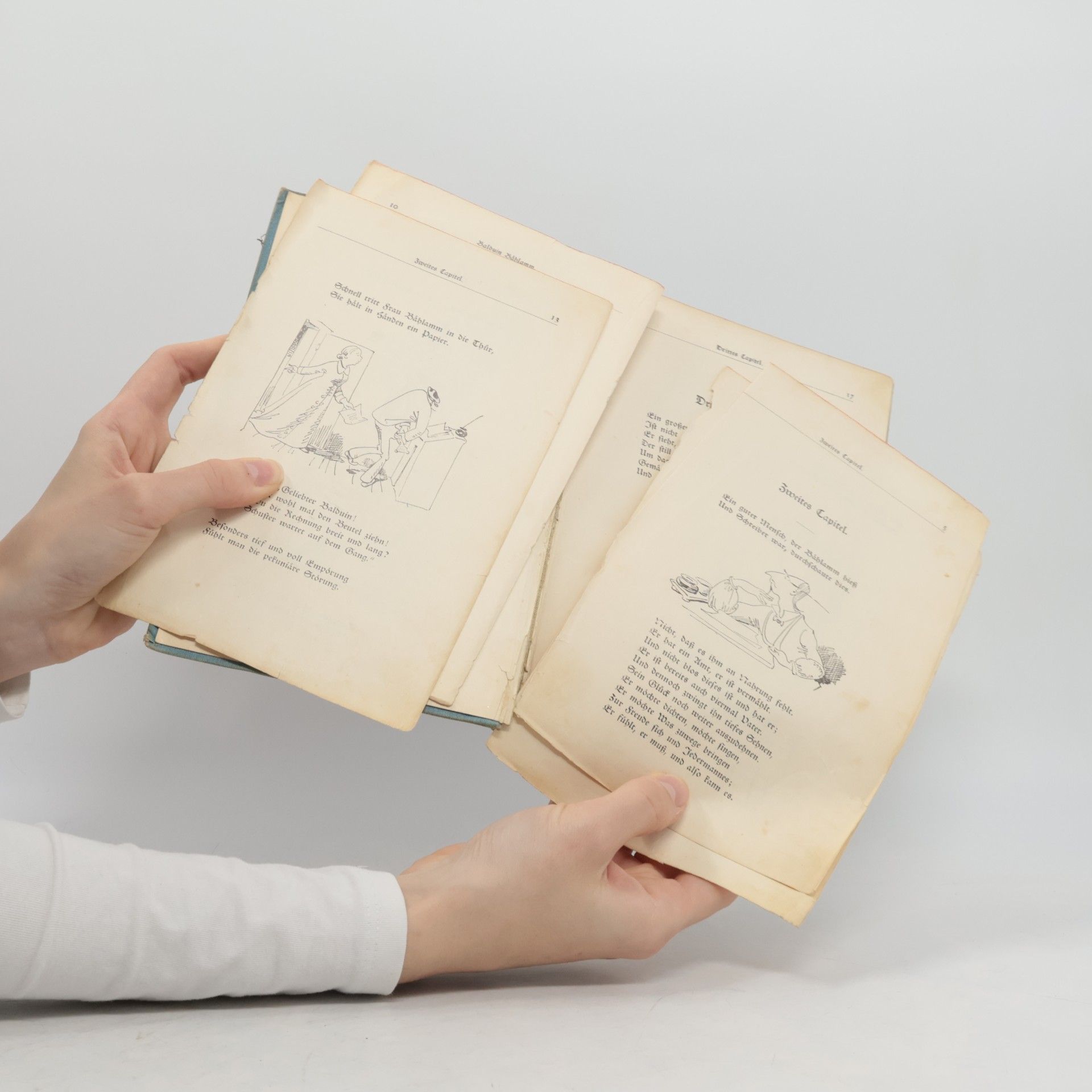 Wilhelm Busch Balduin Bählamm der verhinderte Dichter