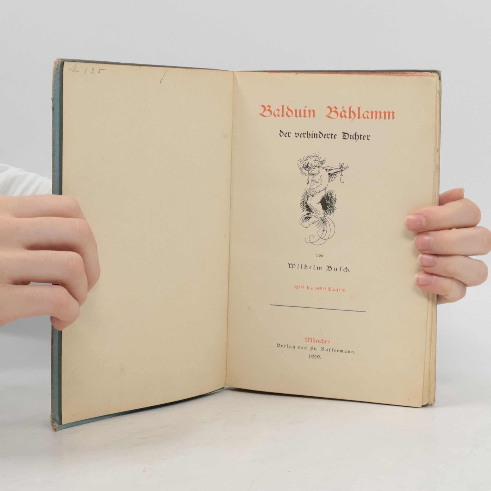 Wilhelm Busch Balduin Bählamm der verhinderte Dichter