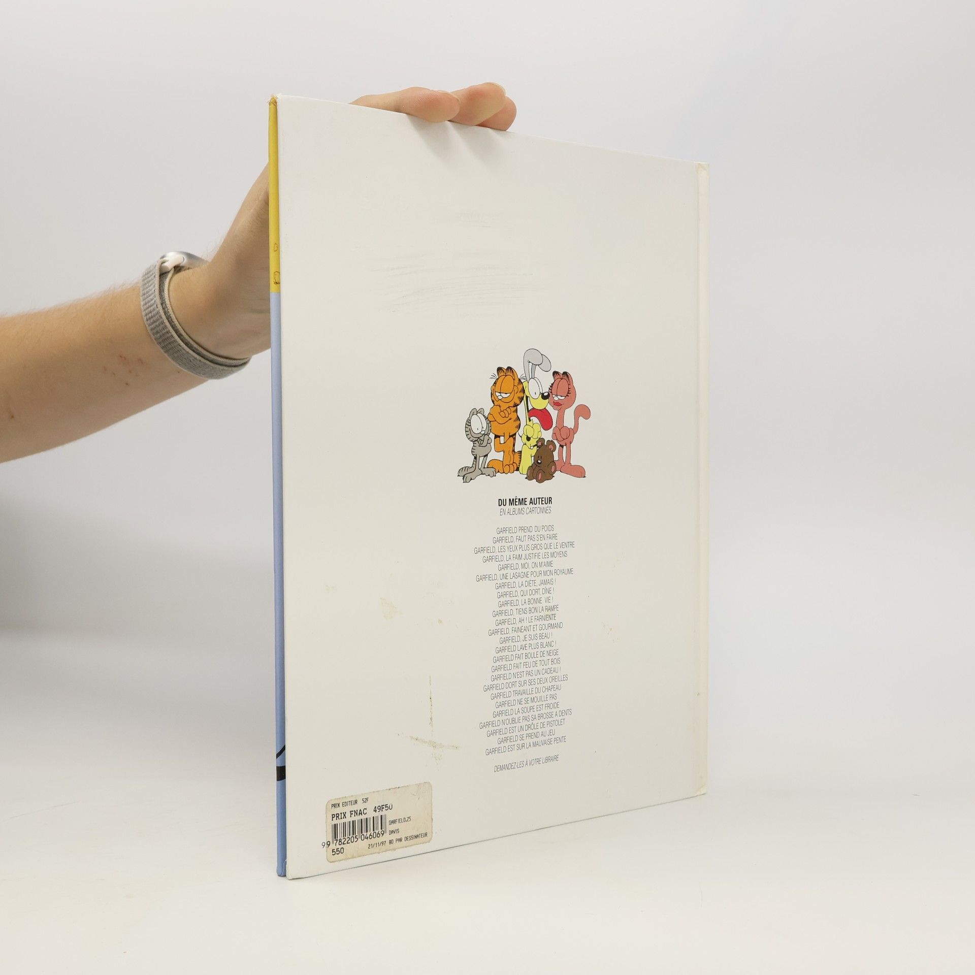 Jim Davis Garfield est sur la mauvaise pente
