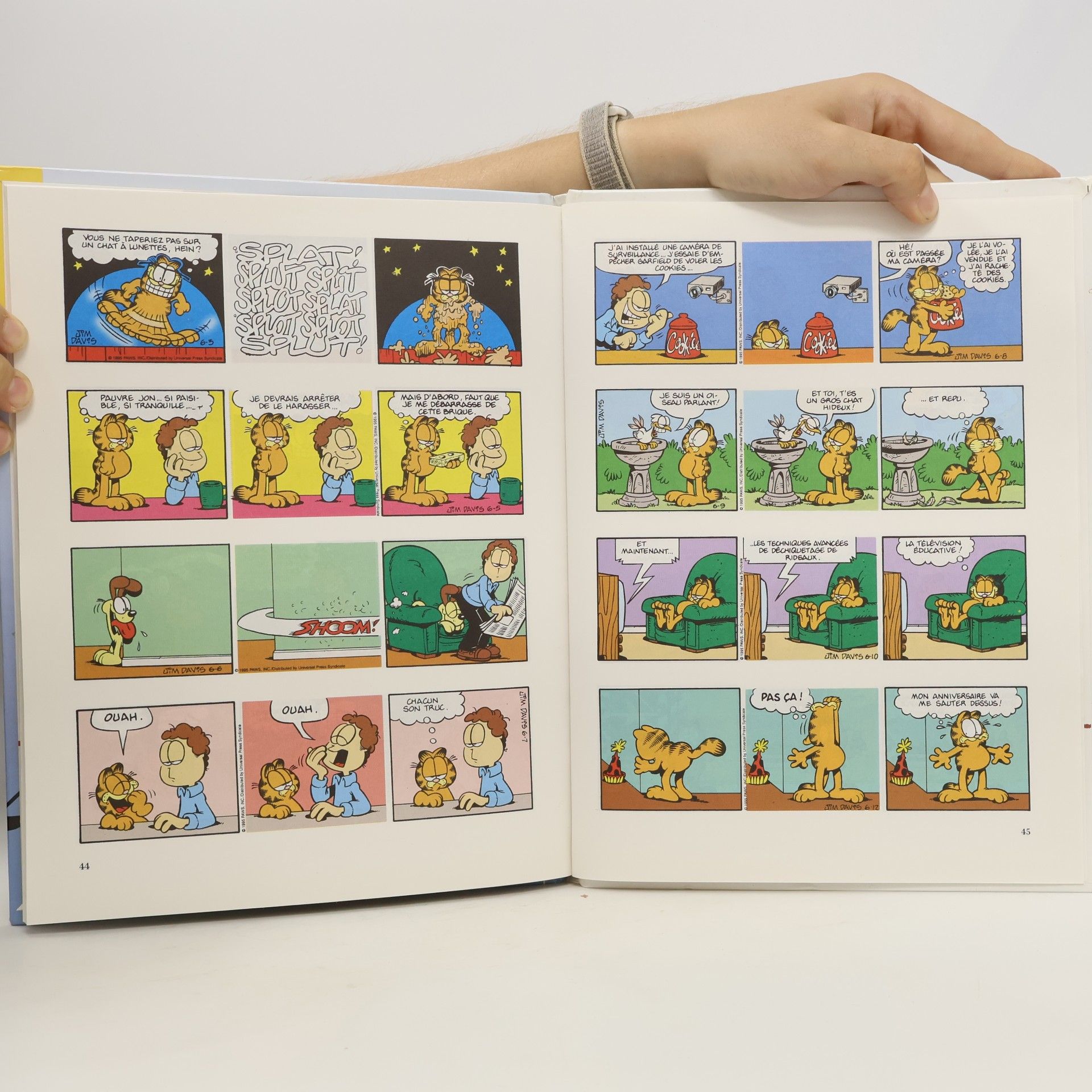 Jim Davis Garfield est sur la mauvaise pente