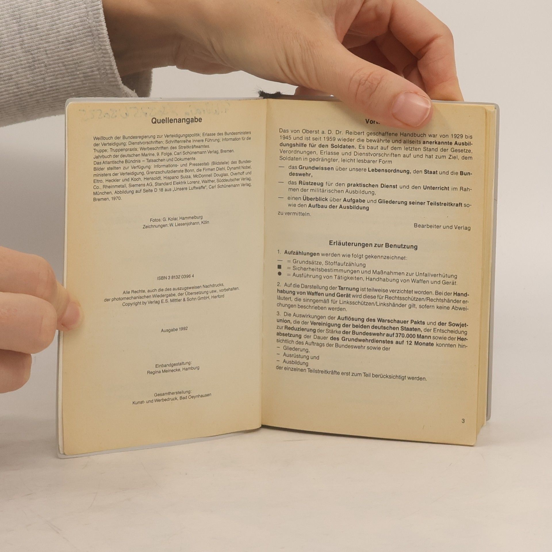 Der Reibert: Das Handbuch für den Soldaten der Bundeswehr. Heer - Luftwaffe - Marine