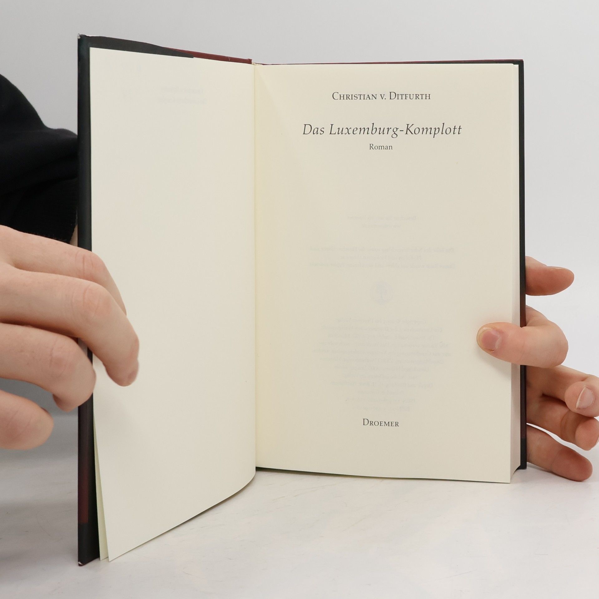 Christian von Ditfurth Das Luxemburg-Komplott