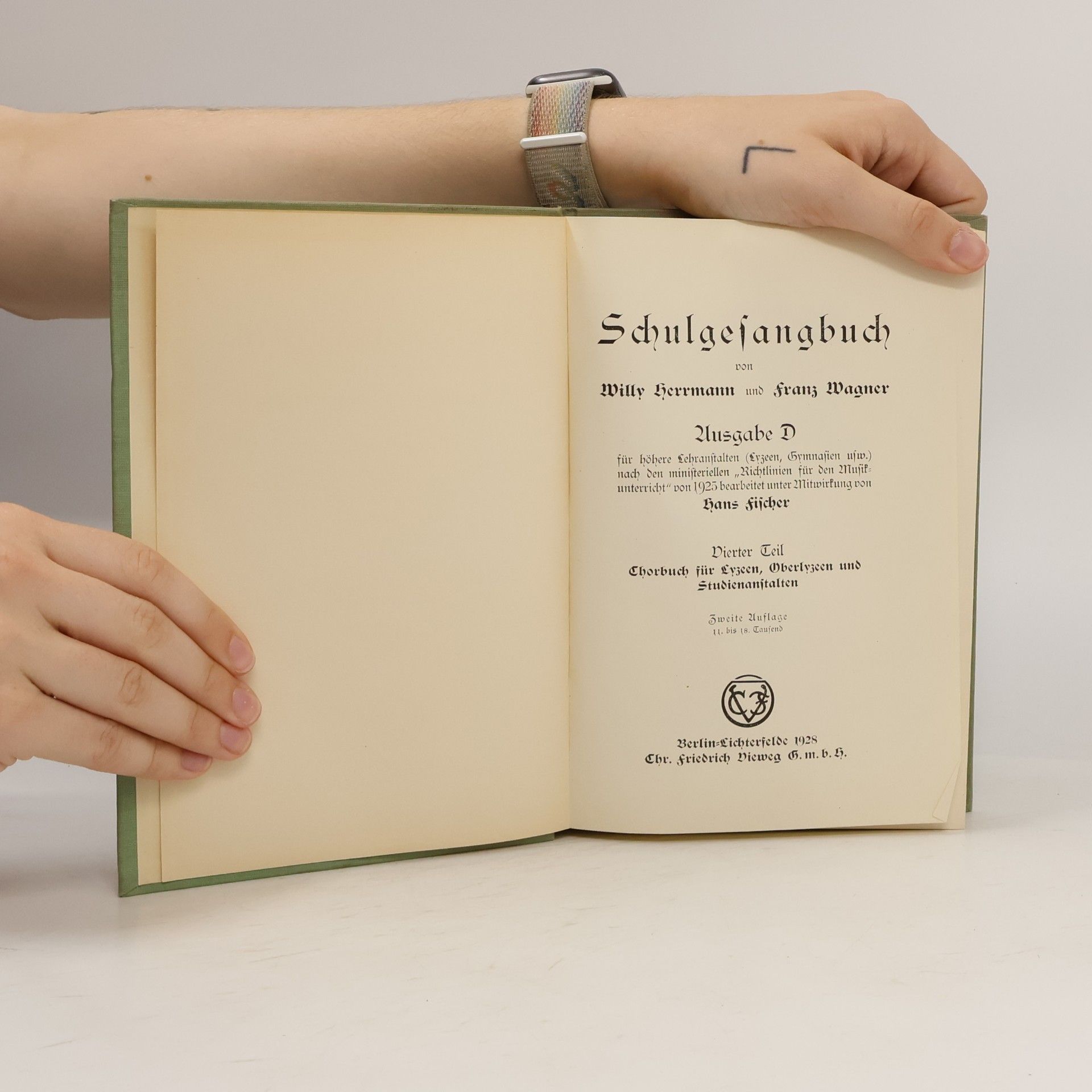 Willy Herrmann Schulgesangbuch 4